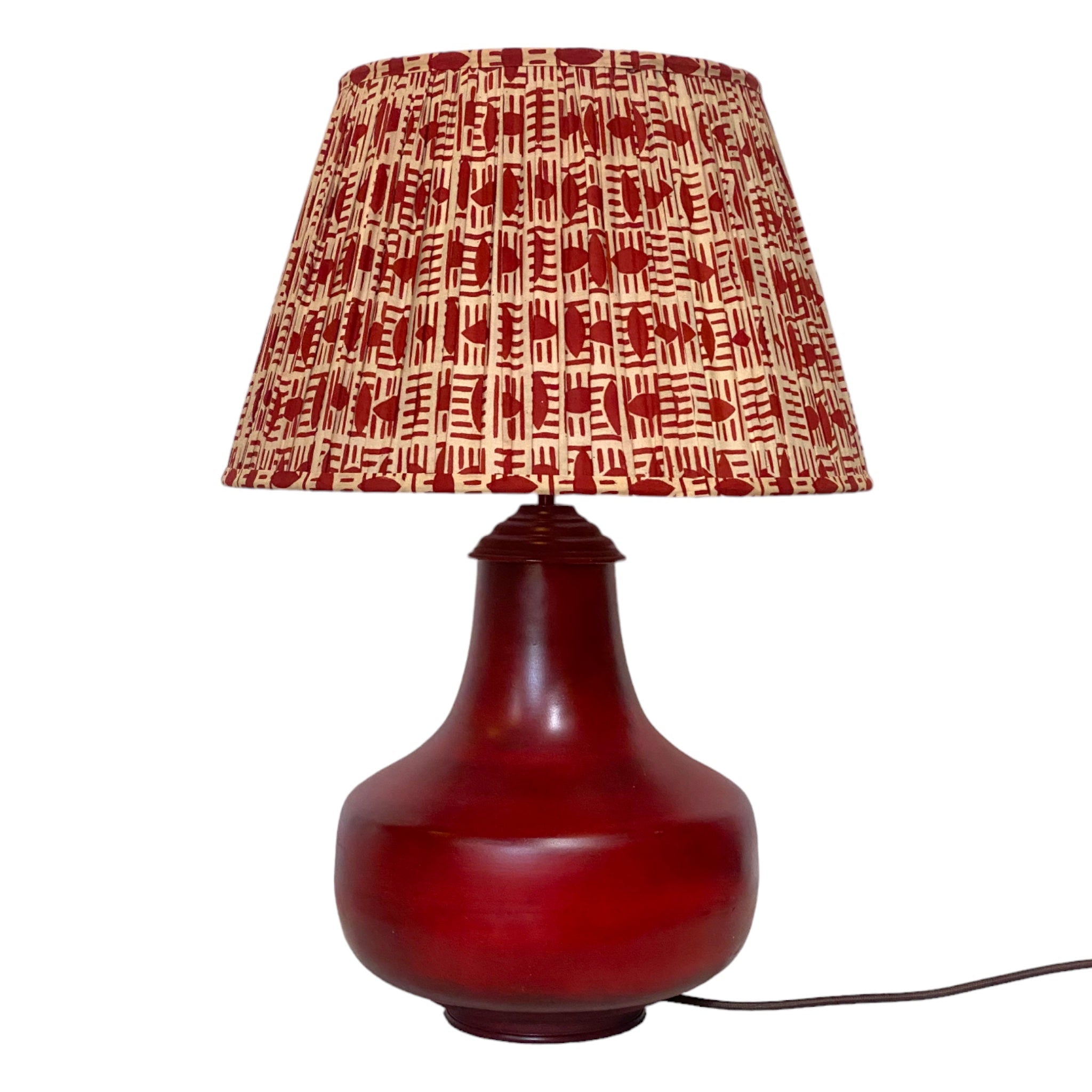 Priyanka Large Red Table Lamp