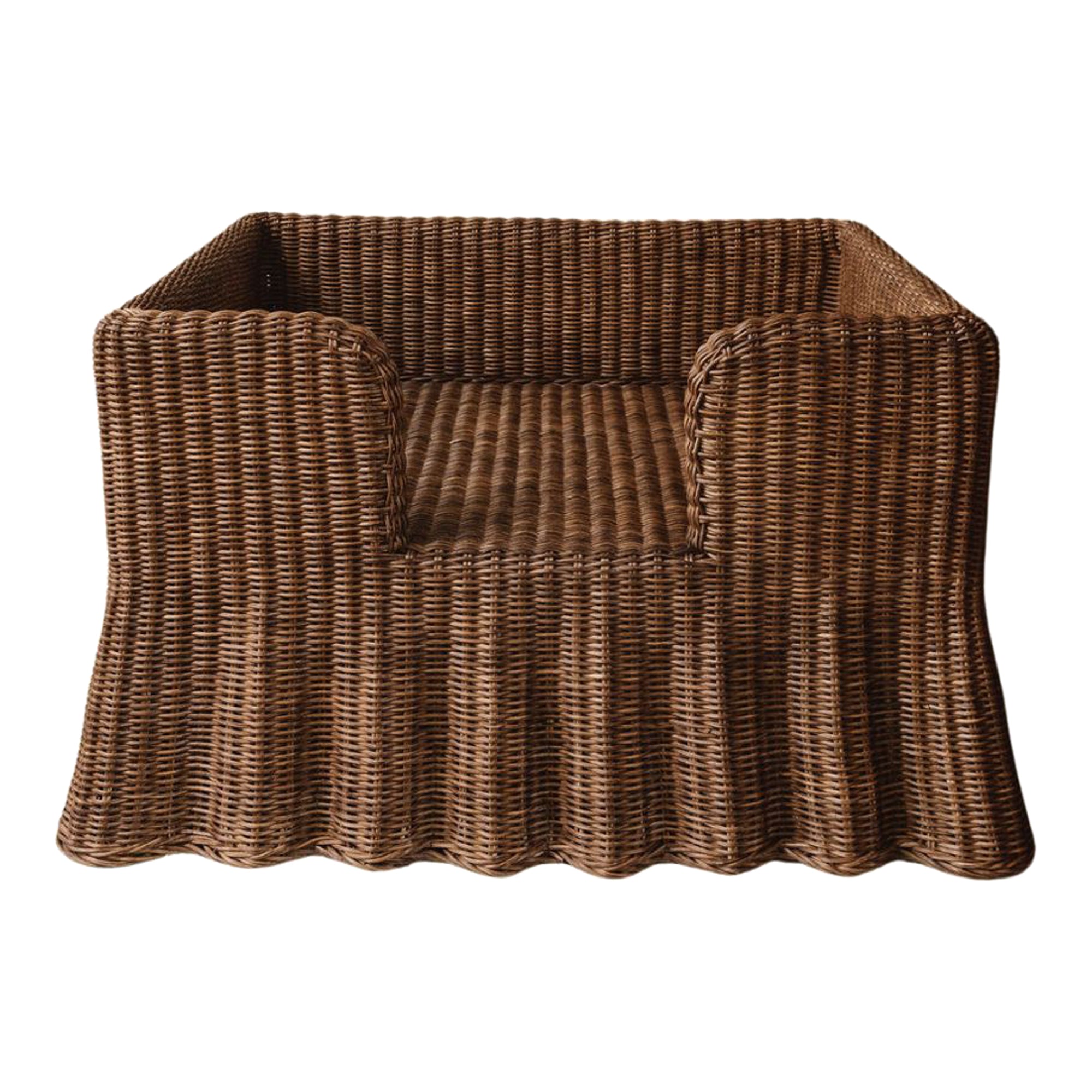 Lassie Wavy Rattan Dog Bed