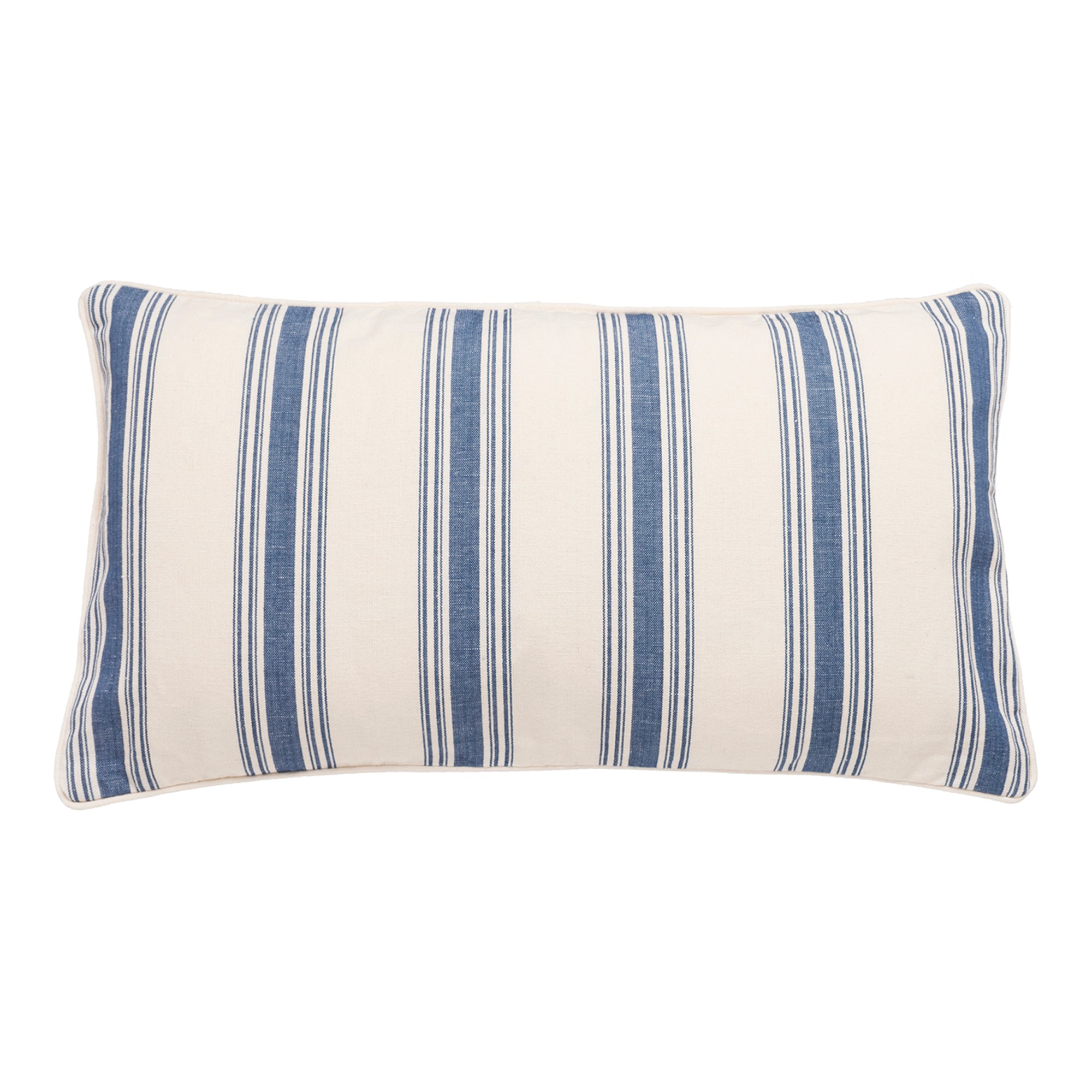 Sea Stripe Small Lumbar Cushion