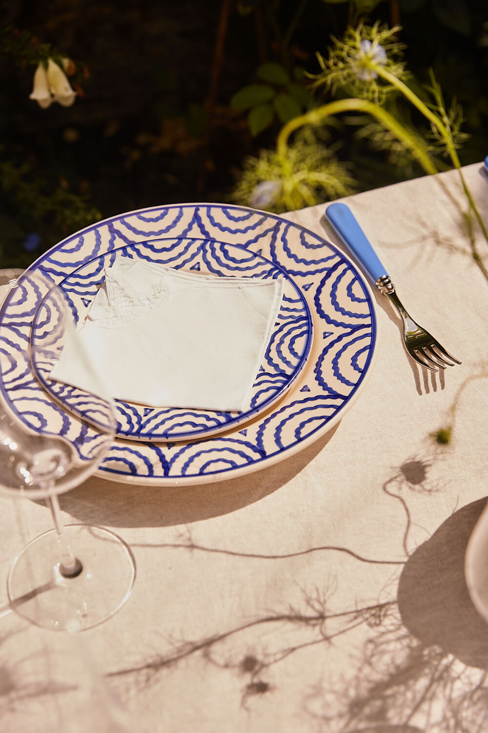 Blue Tabla Side Plate | Singles & Set of 4