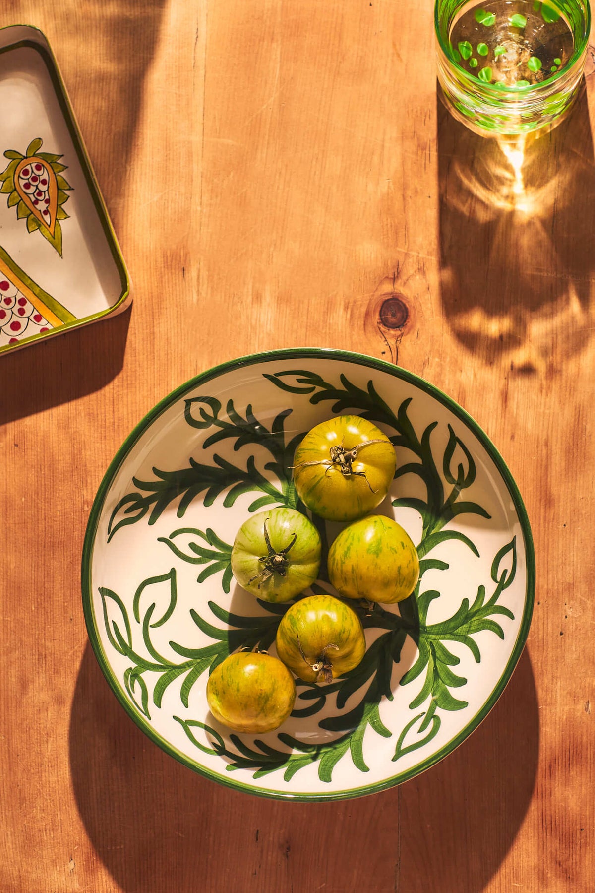Green Vina Large Bowl