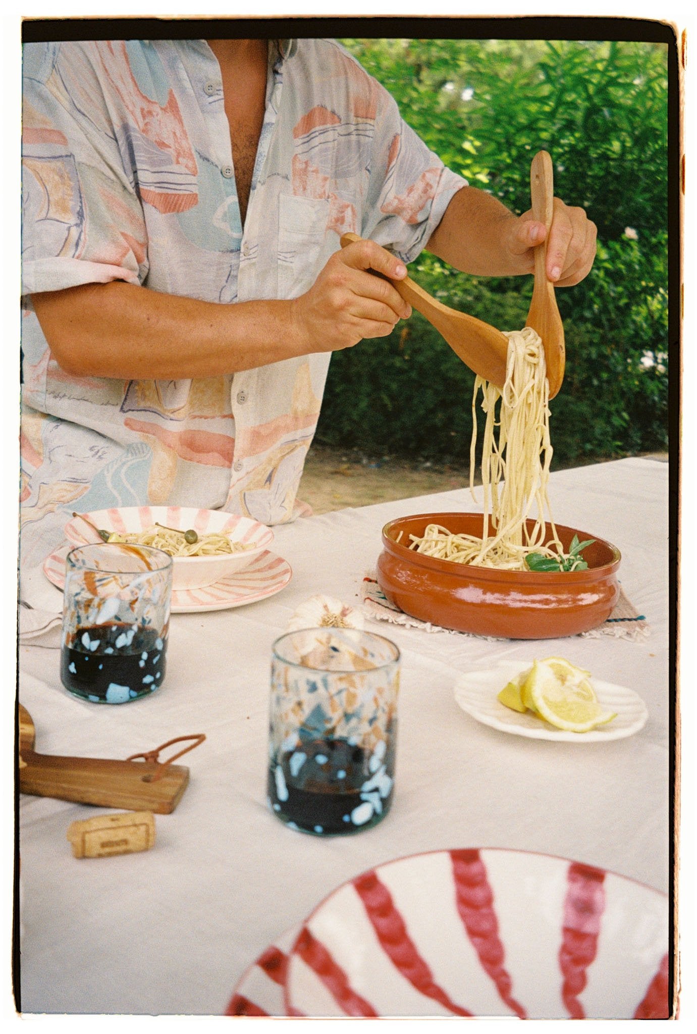 Wave Pasta Bowl - Blush