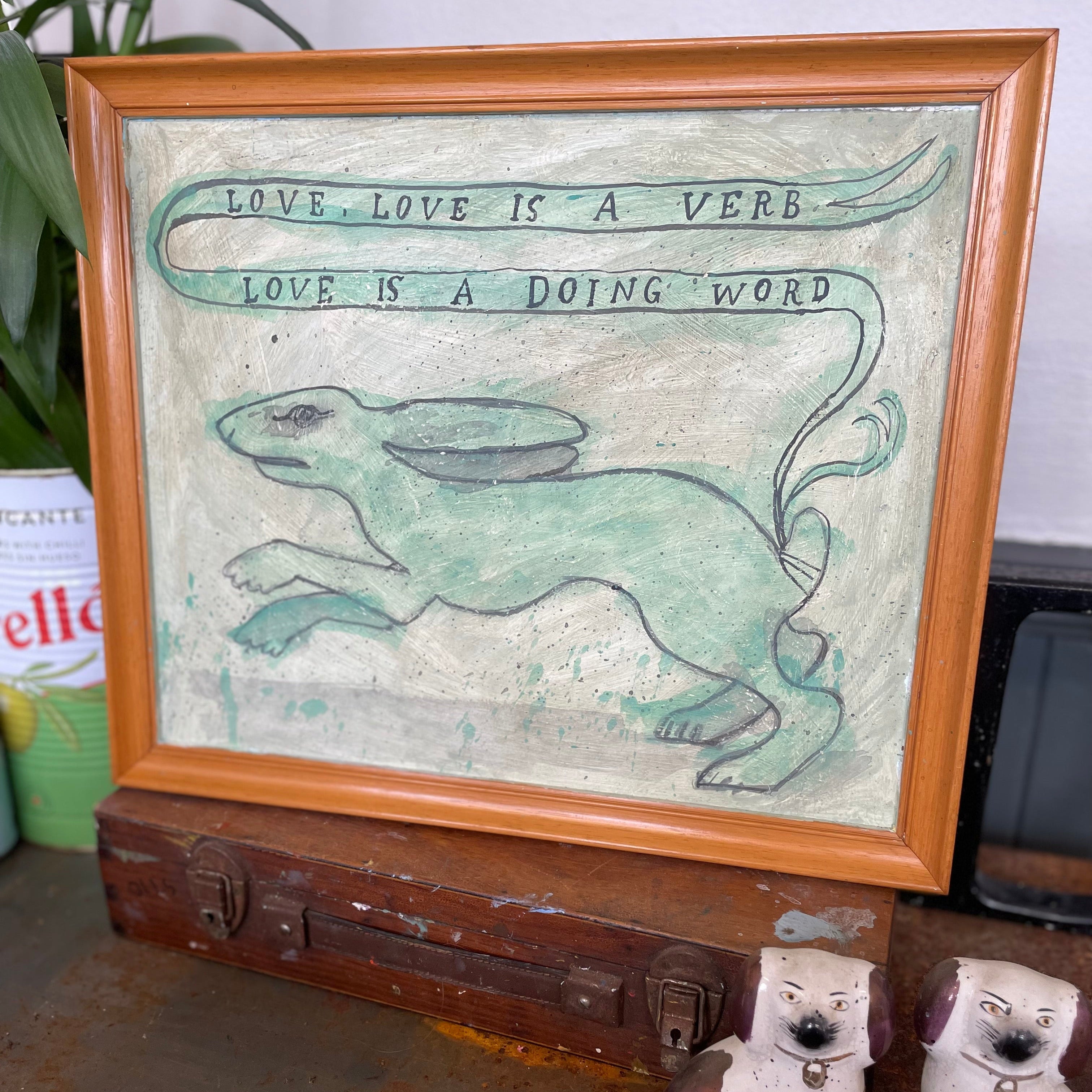 Love is A Verb Painting
