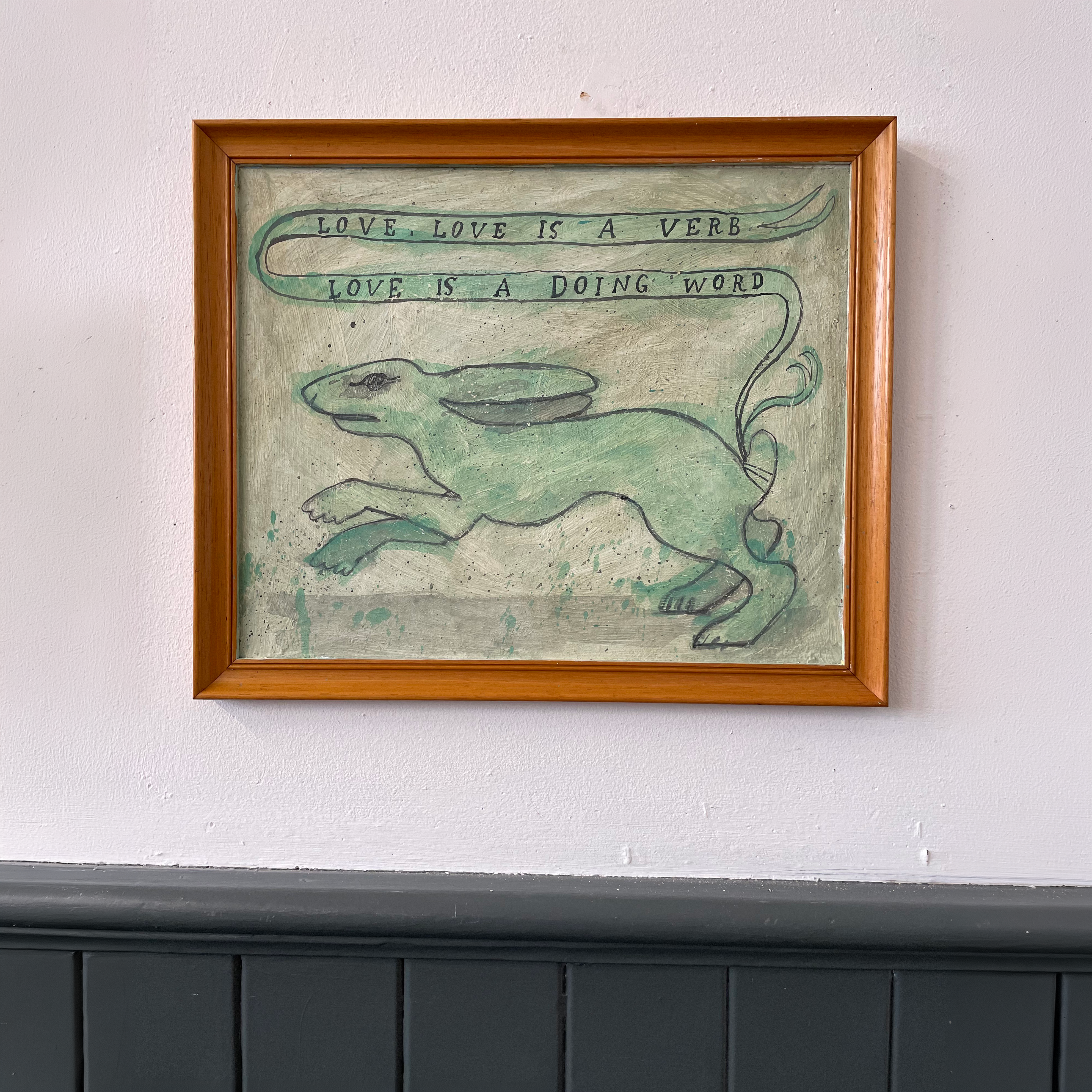 Love is A Verb Painting