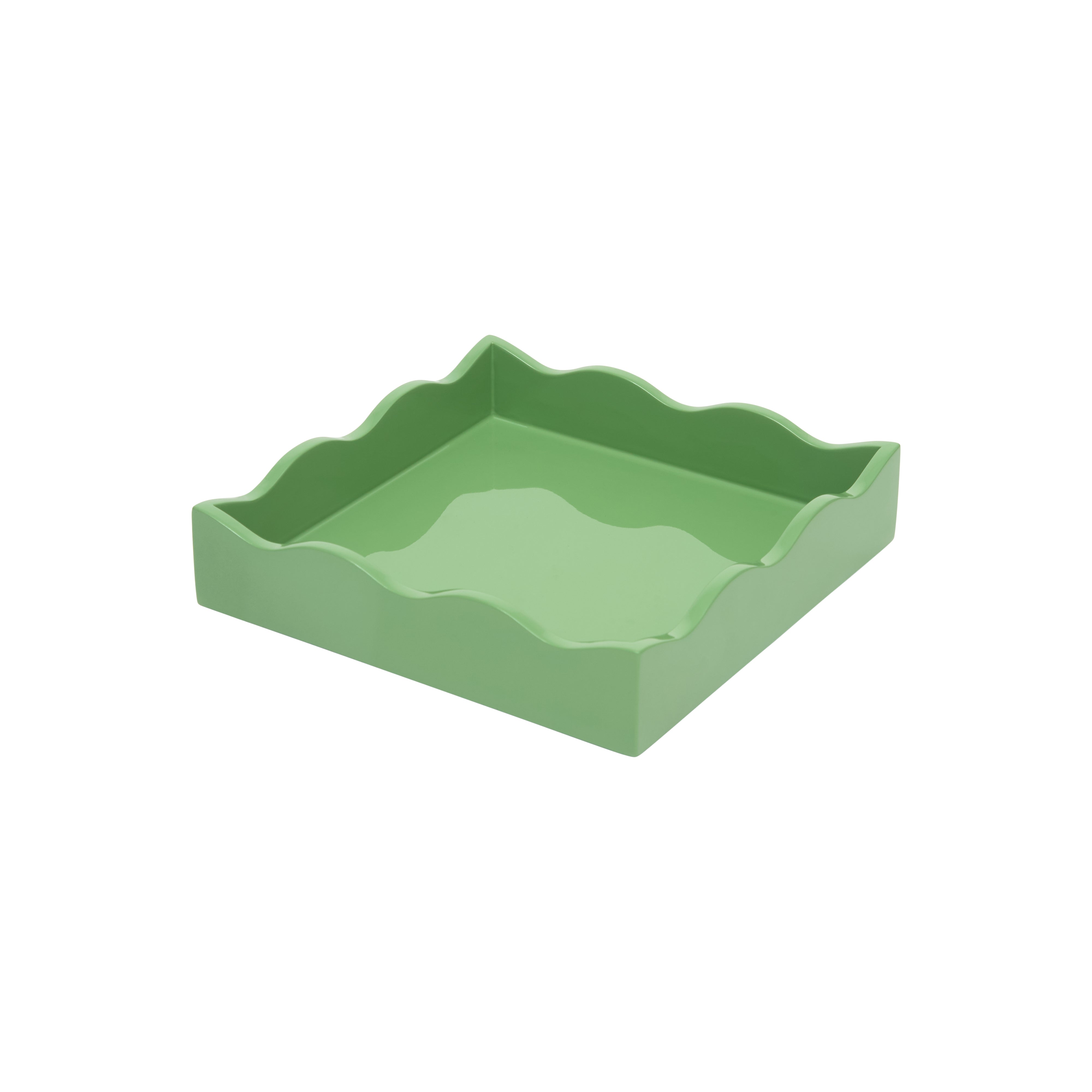 Square Allegra Tray in Green