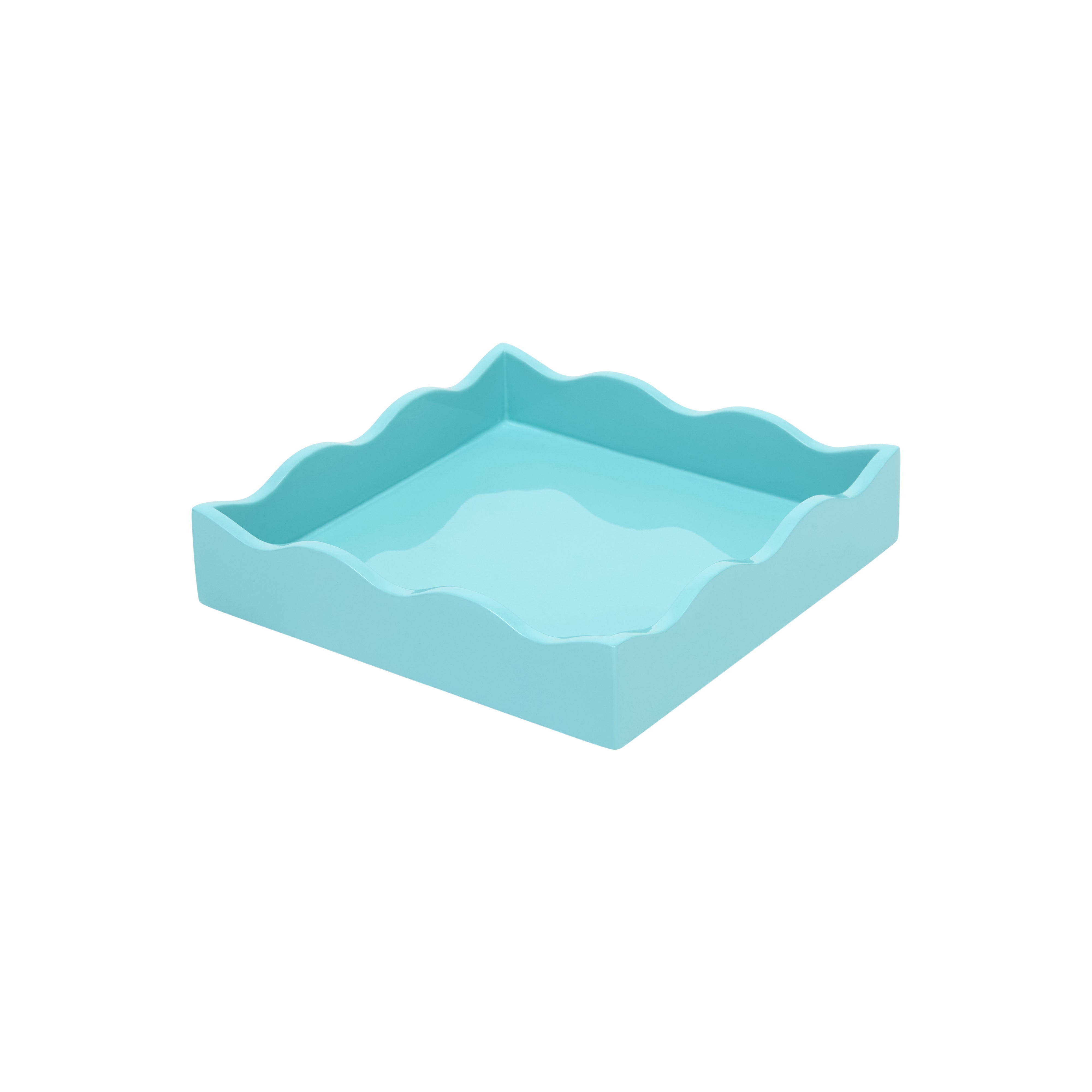 Square Allegra Tray in Blue