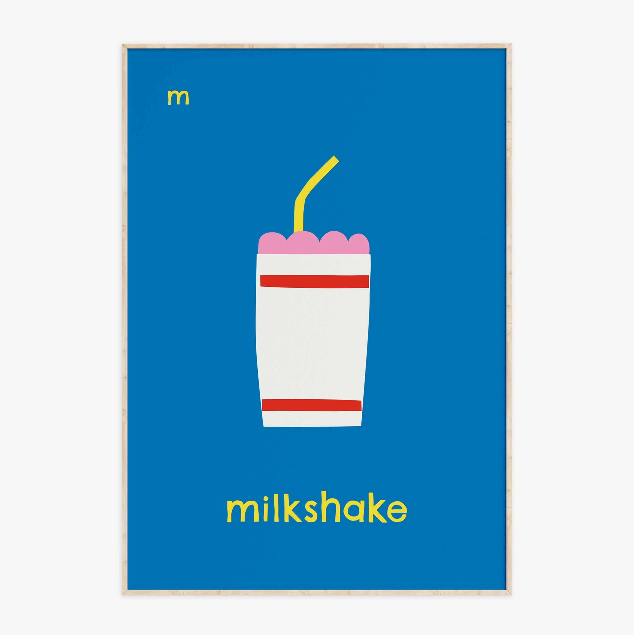 M for Milkshake | Giclée Fine Art Print