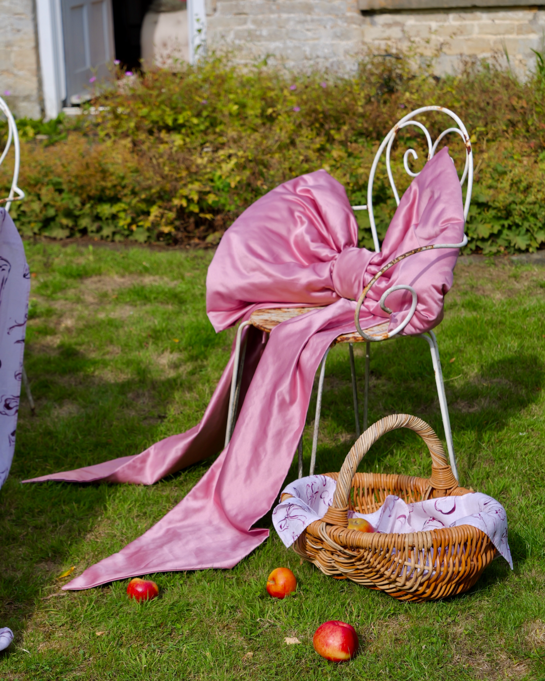 Pink Satin Bow