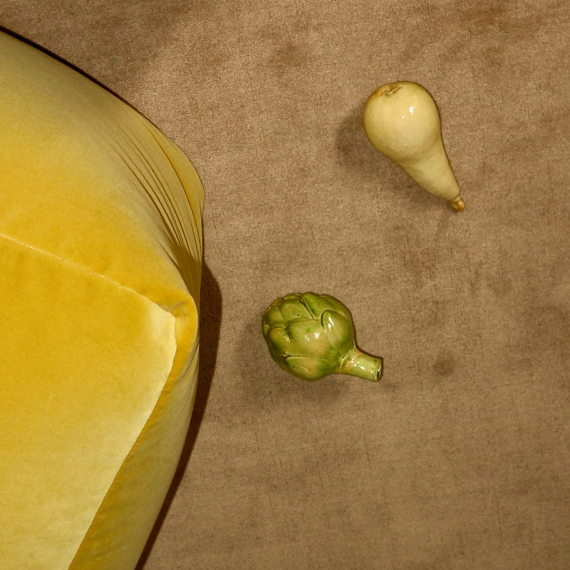Handmade Ceramic Glazed Pear Decorative