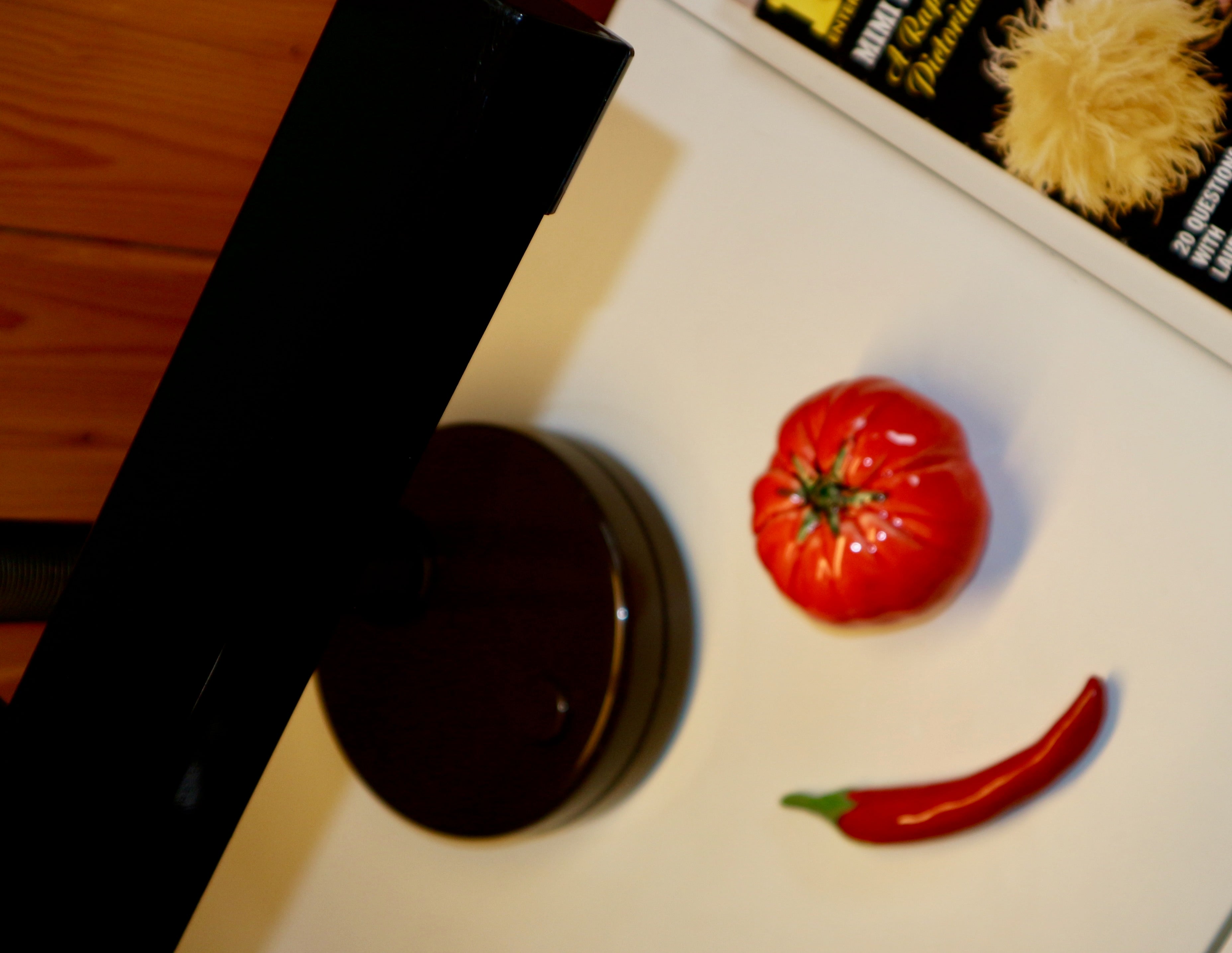 Marla Primrose Handmade Ceramic Glazed Chilli  – Red