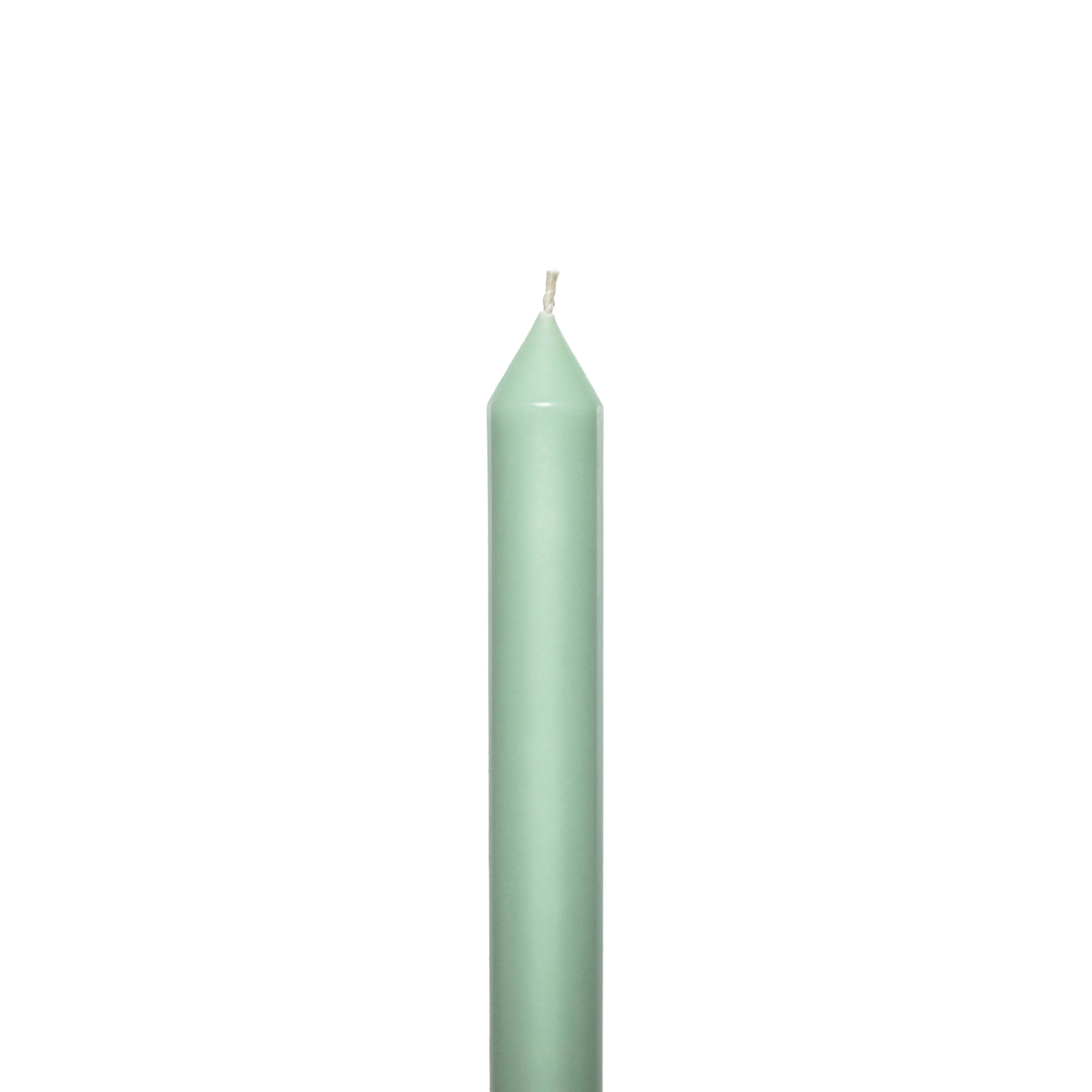 Minty Tapered Candle Pair