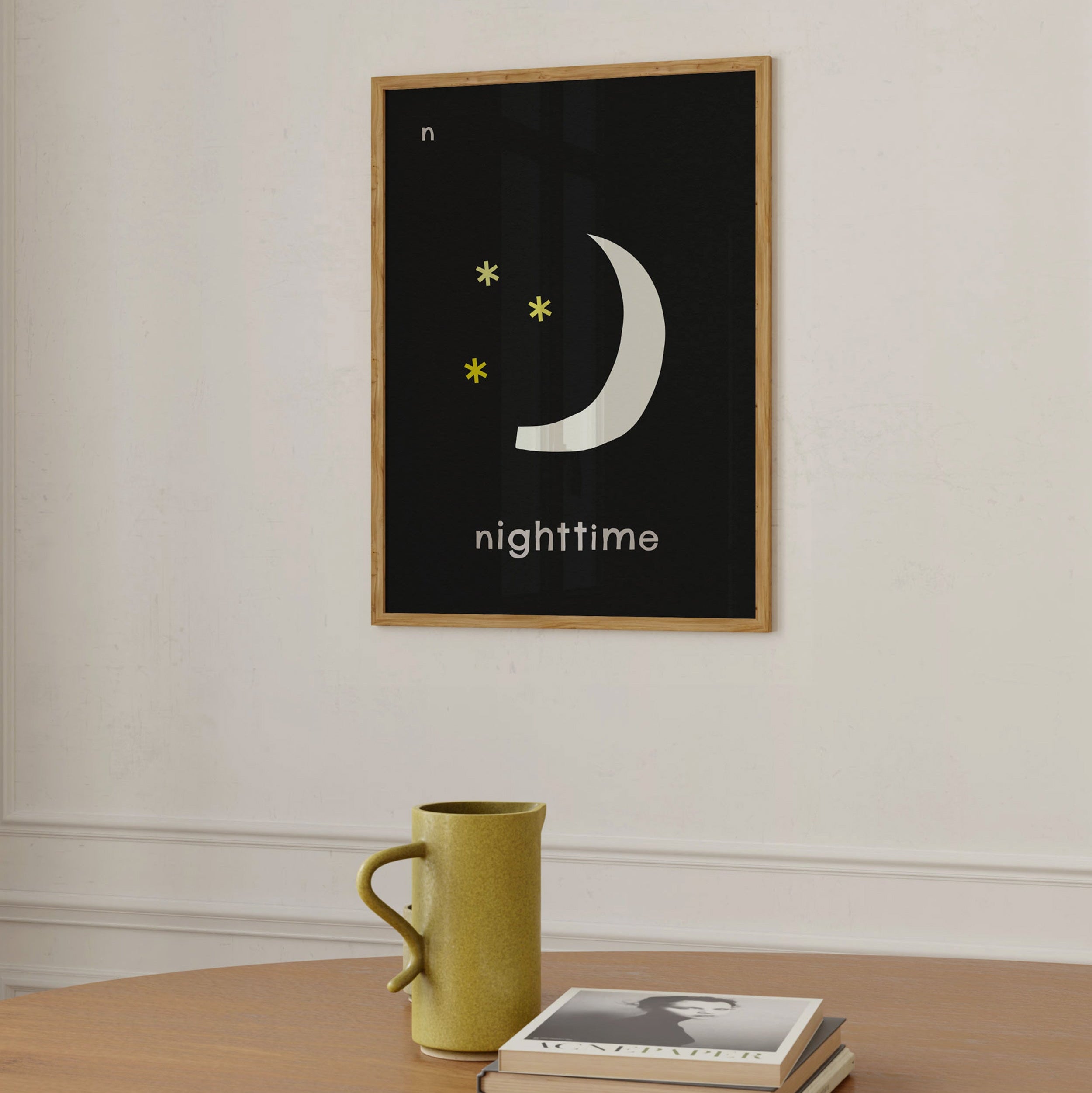 N for Nighttime | Giclée Fine Art Print