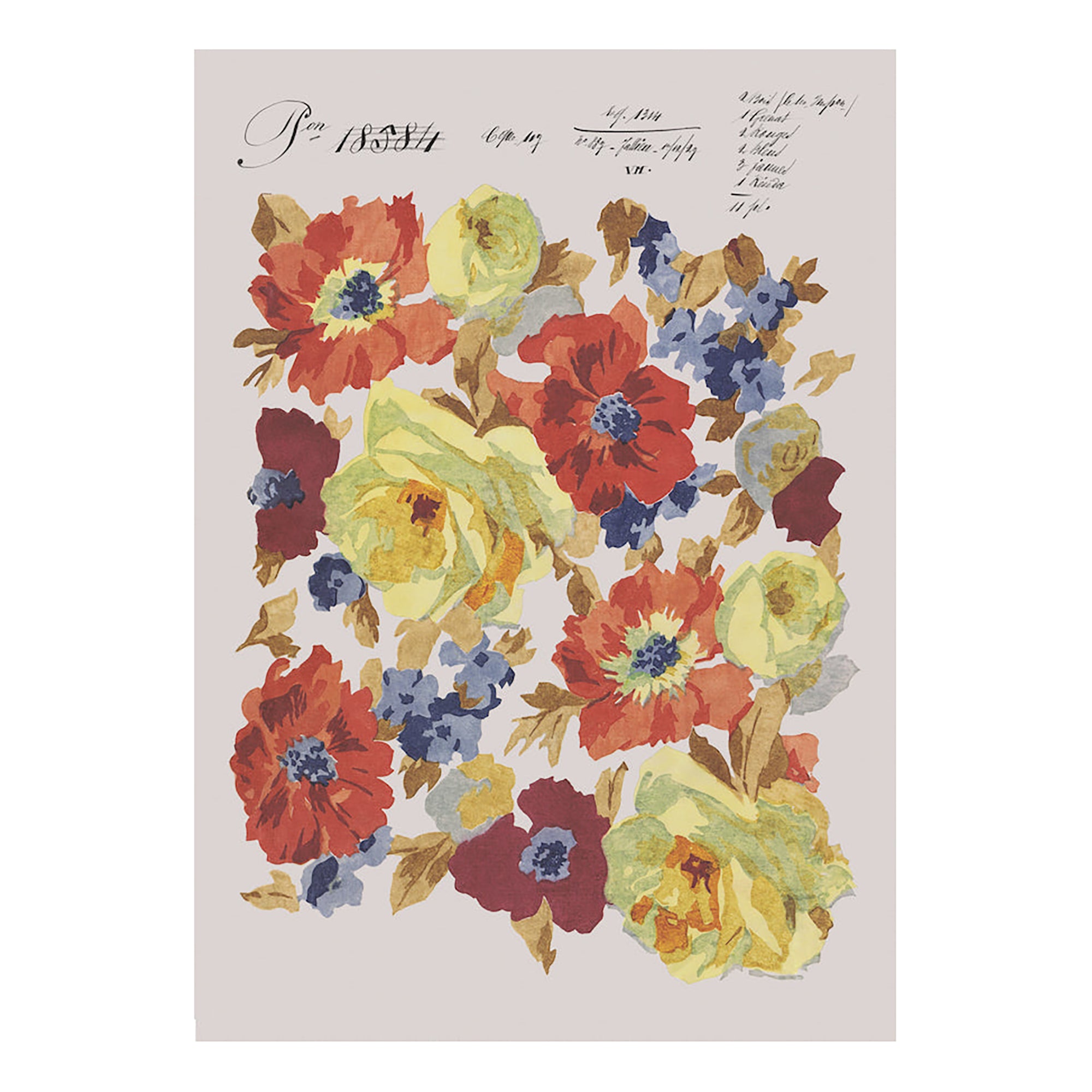 No.061 - Autumnal Blooms - Vintage Archive Poster Prints