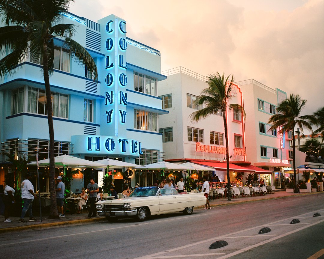 Ocean Drive, Miami - Limited Edition Print