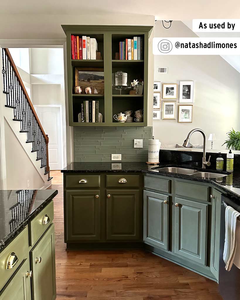 Olive green furniture paint online