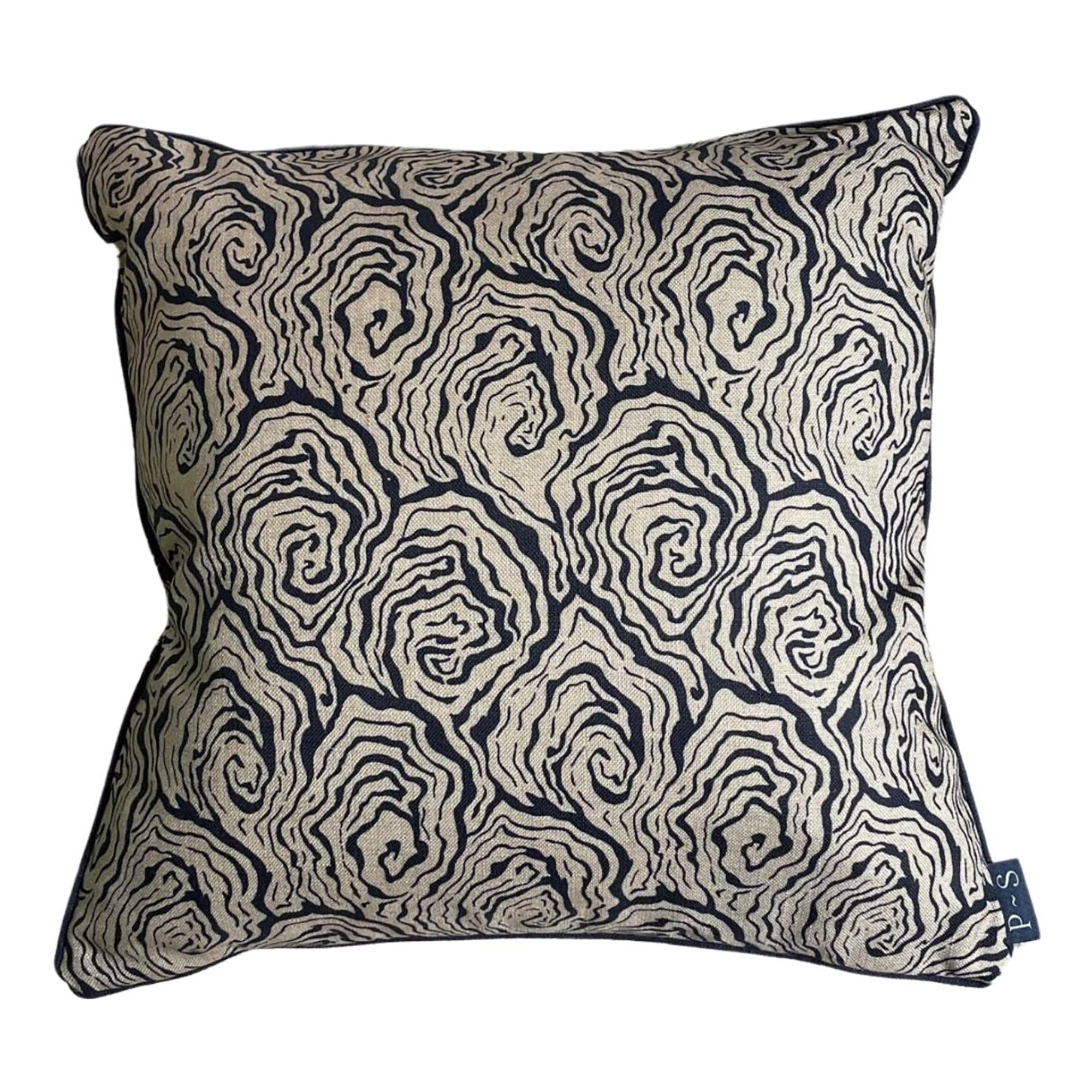 Oysters Monochrome Cushion