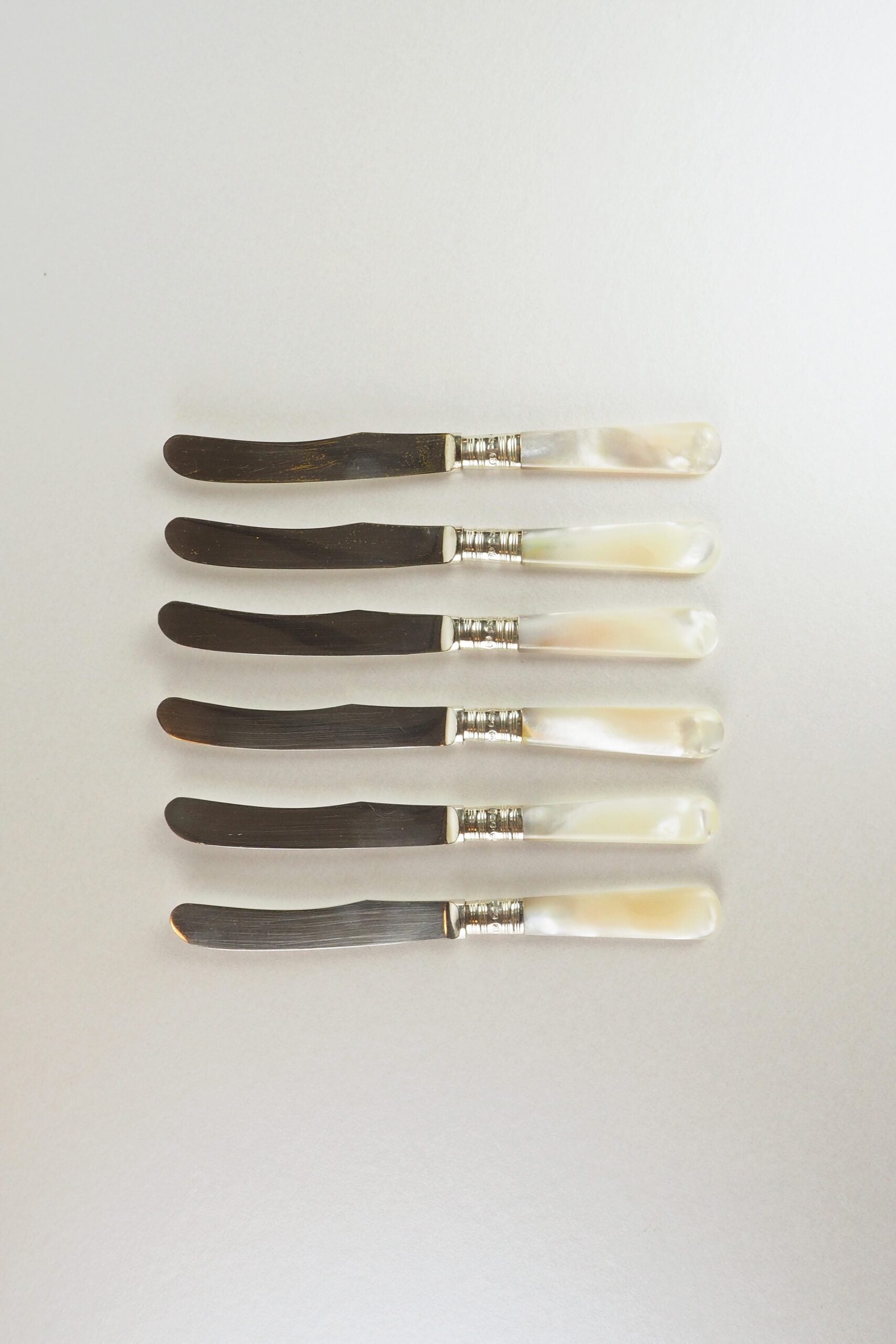 Antique Silver Butter Knives