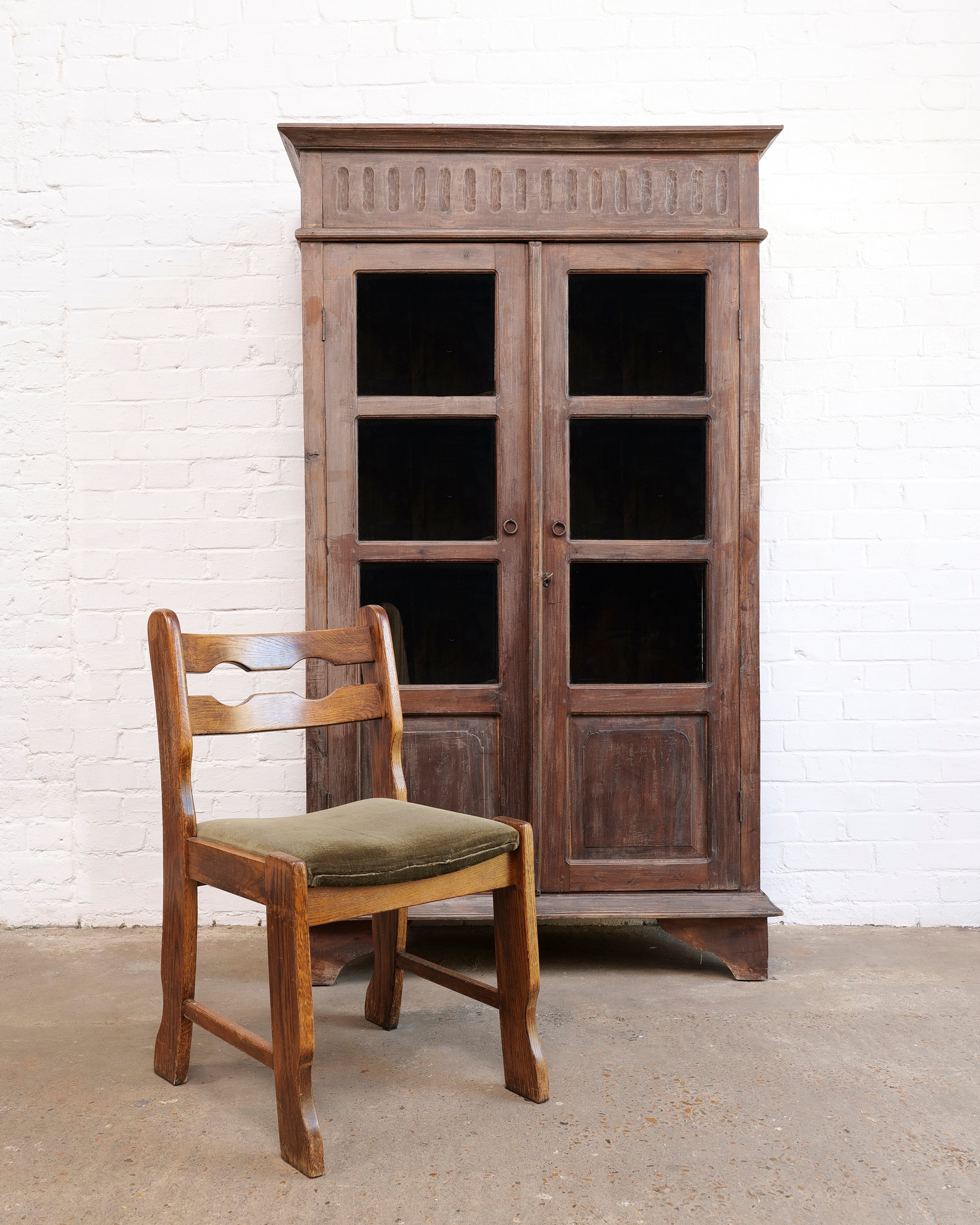 Oak Display Cabinet