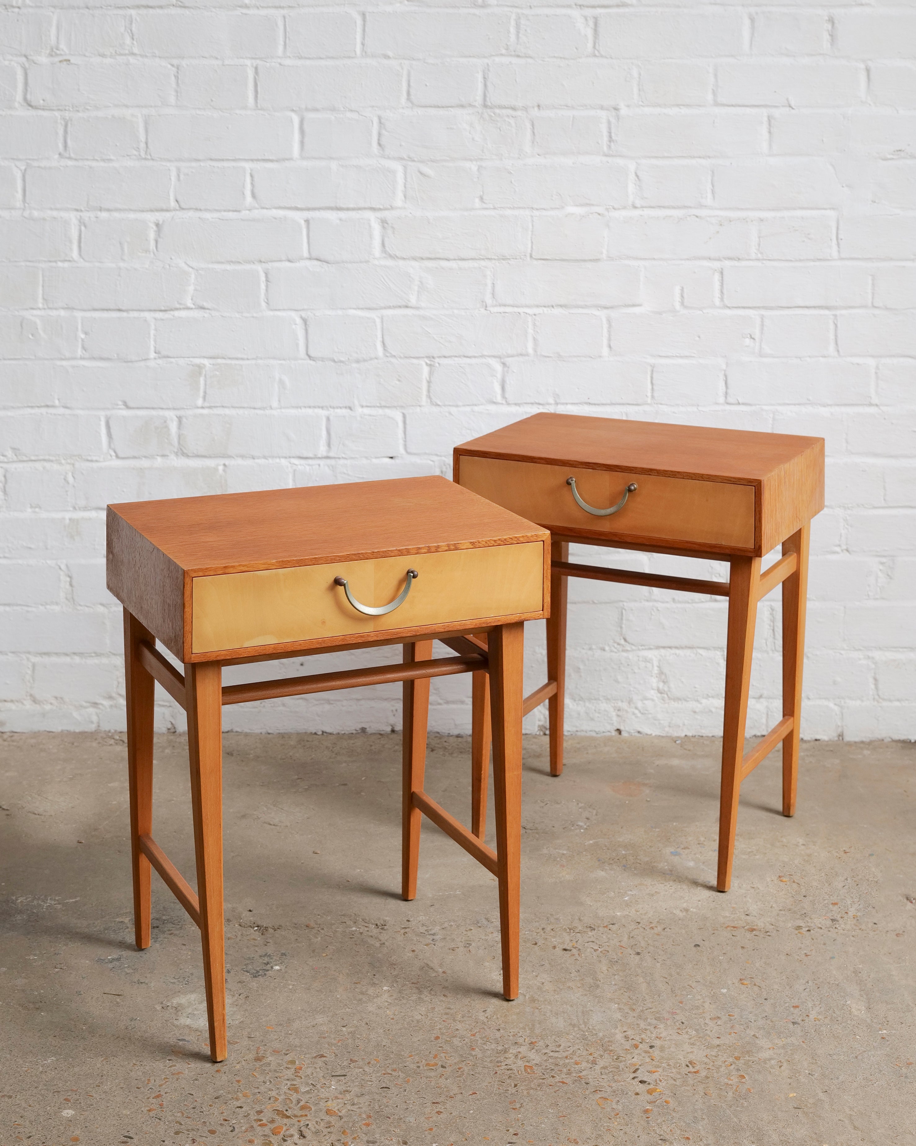 Pair of 1950's Meredew Bedside Tables