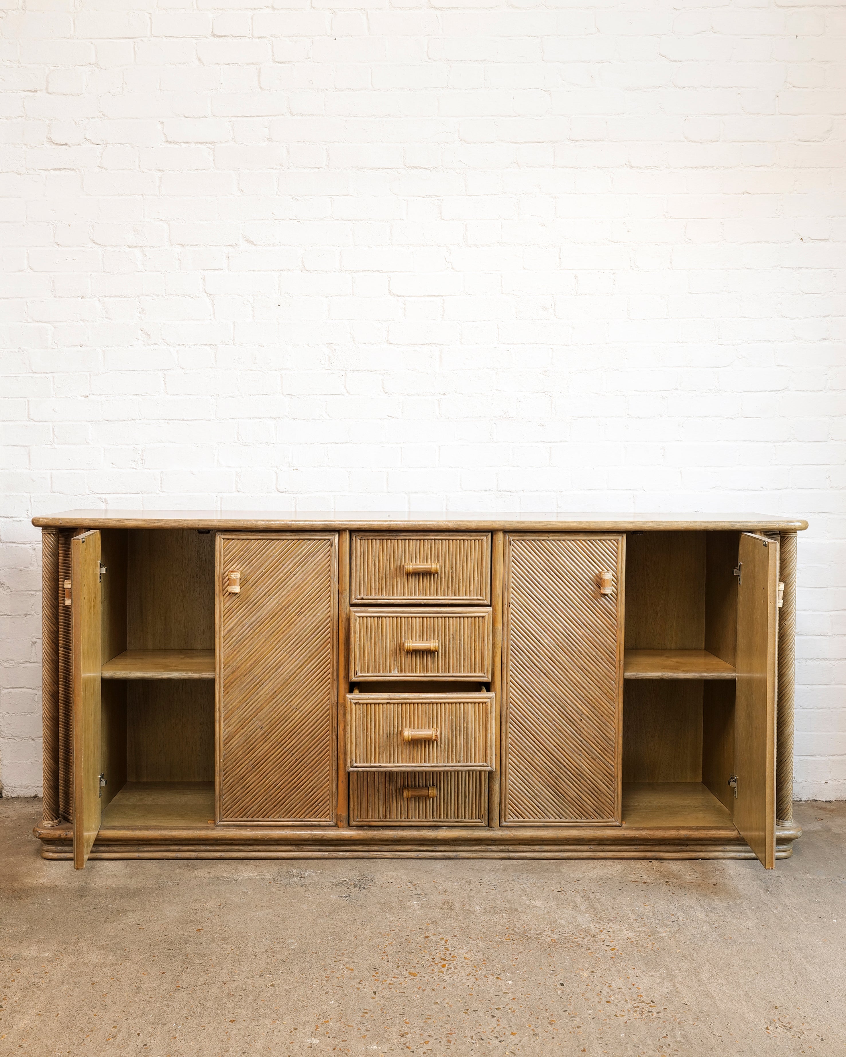 Large Pencil Reed Sideboard