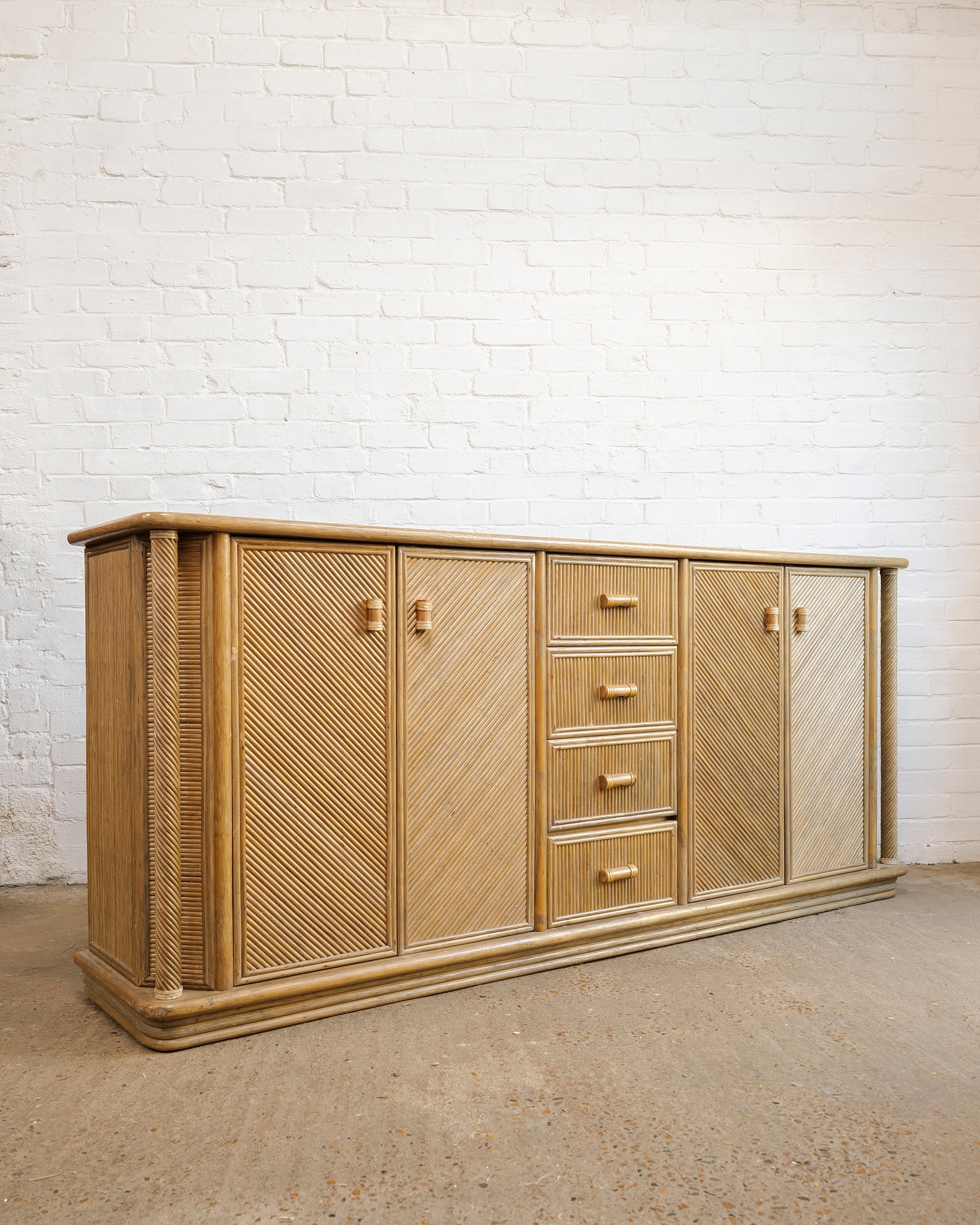 Large Pencil Reed Sideboard