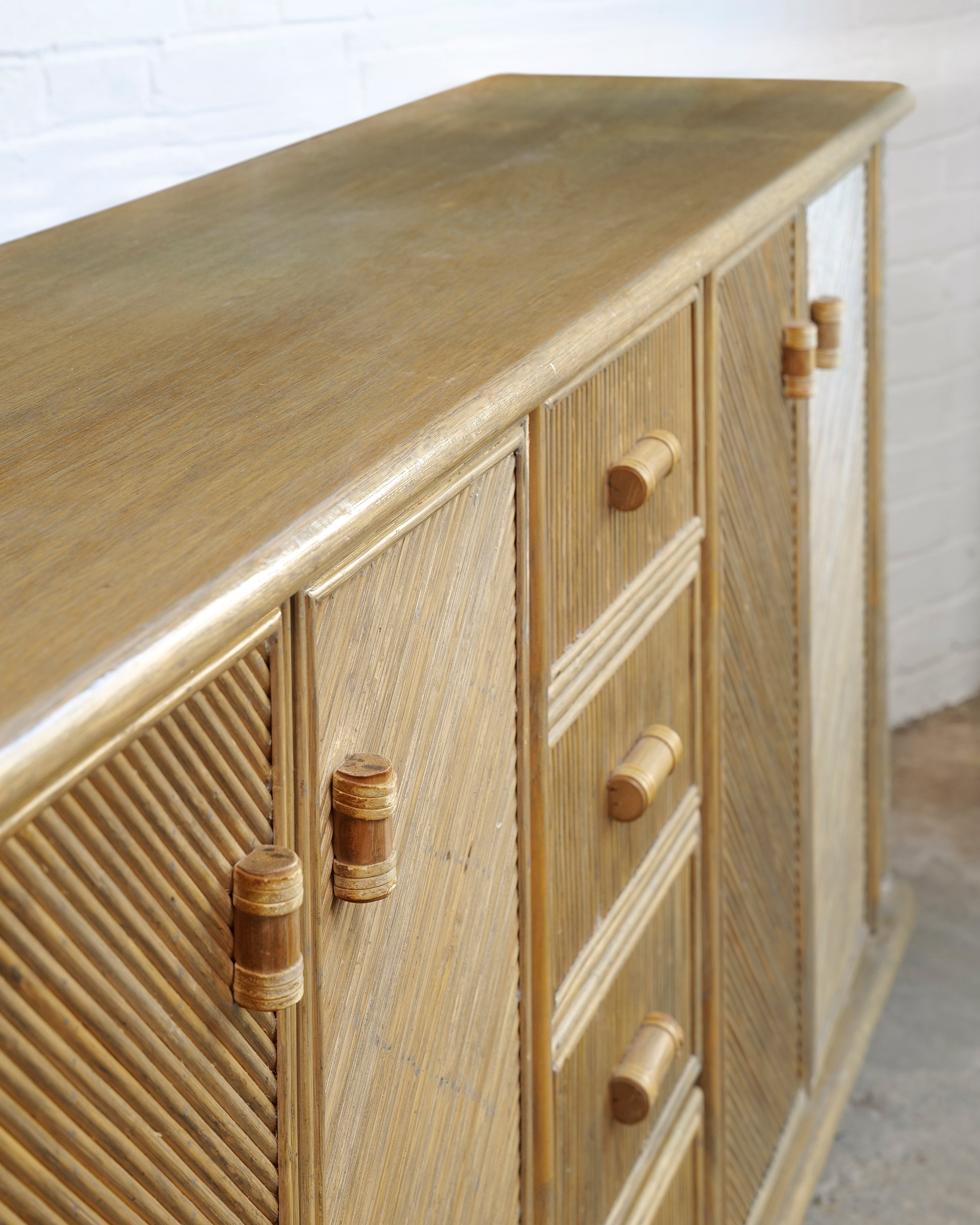 Large Pencil Reed Sideboard