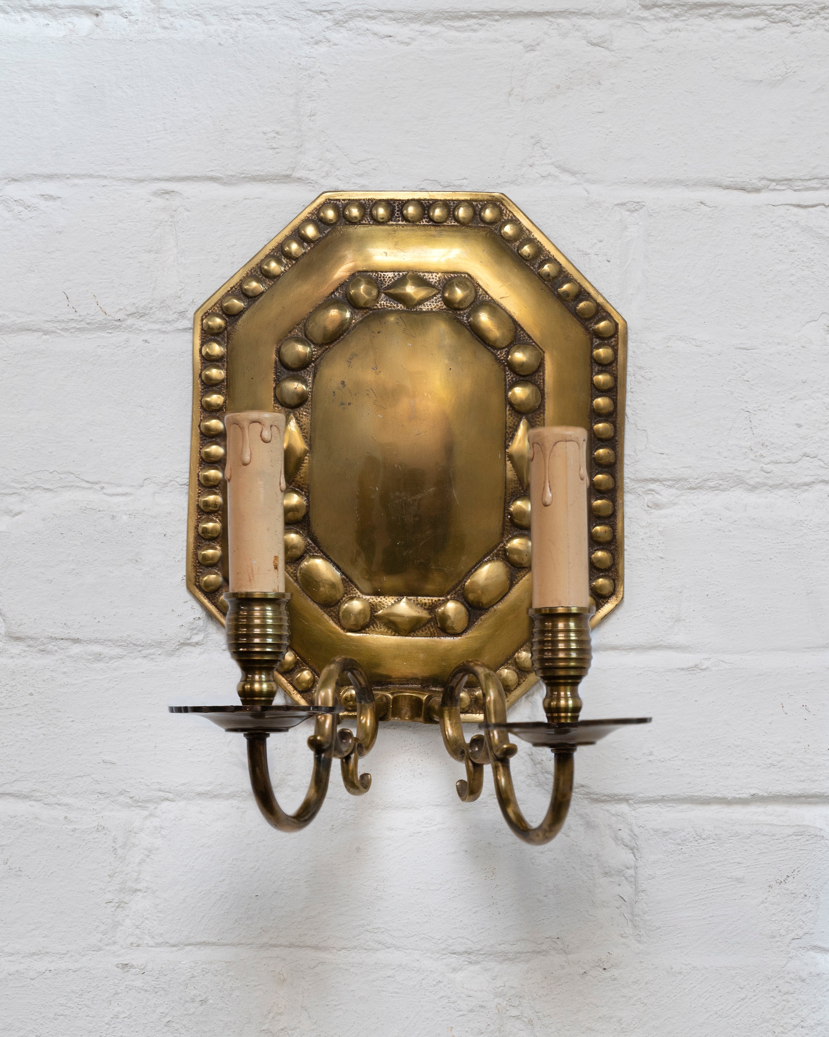 Neoclassic Bronze Wall Sconces