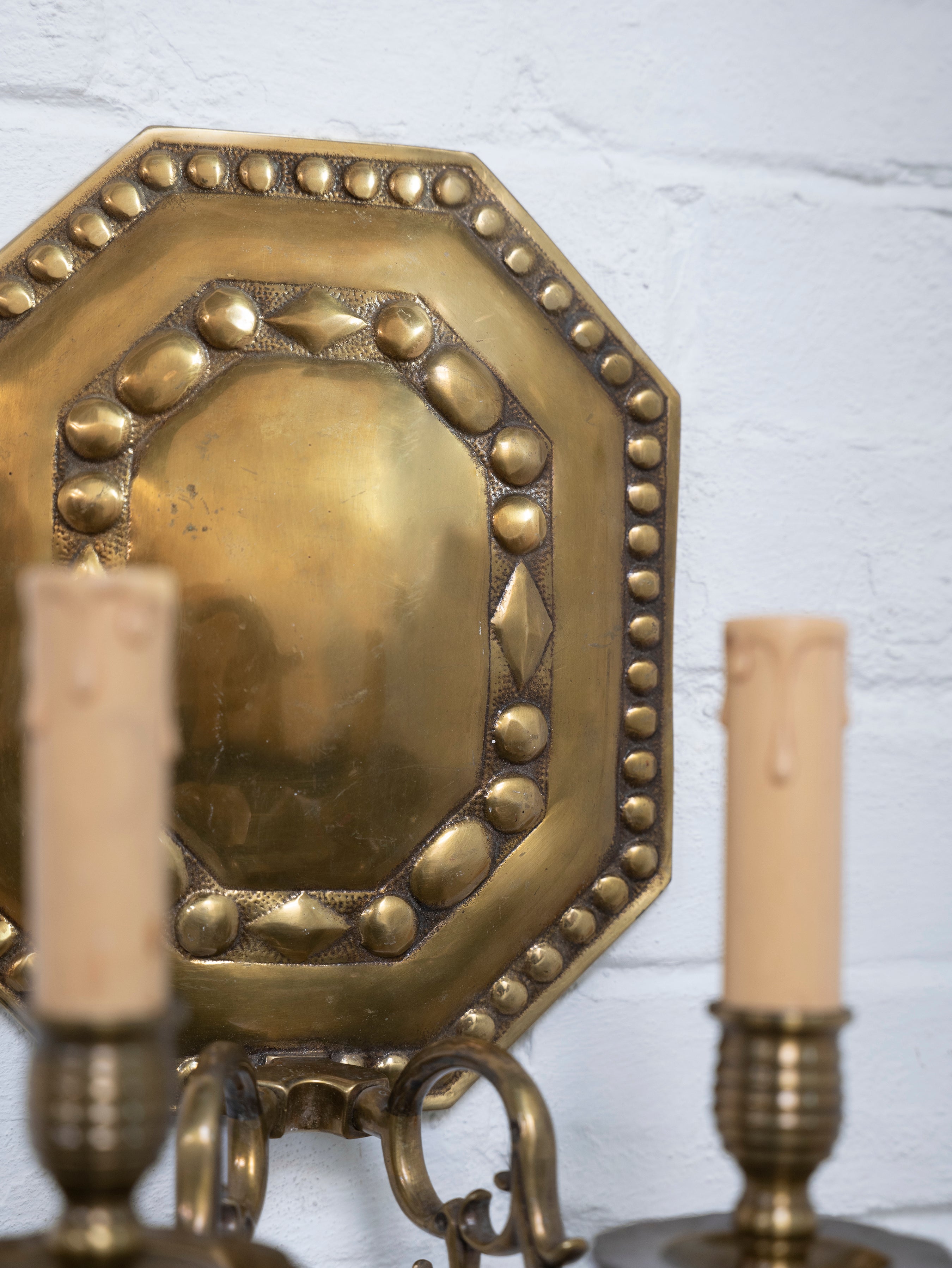 Neoclassic Bronze Wall Sconces