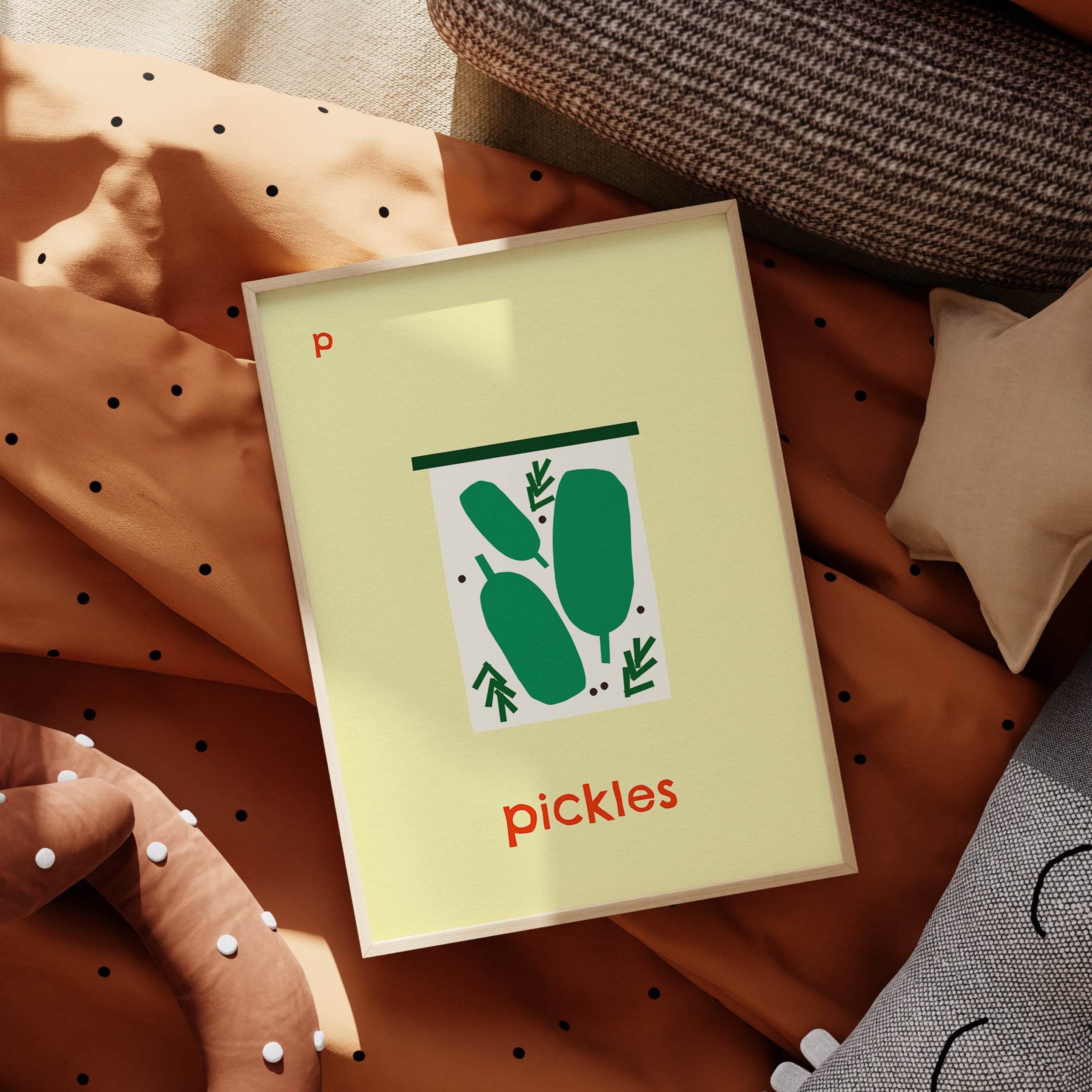 P for Pickles | Giclée Fine Art Print