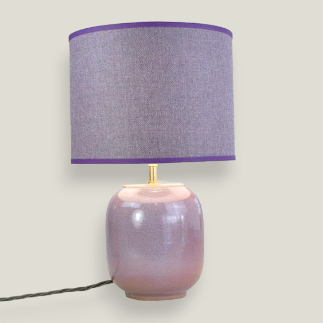 Rustic Heather Small Table Lamp
