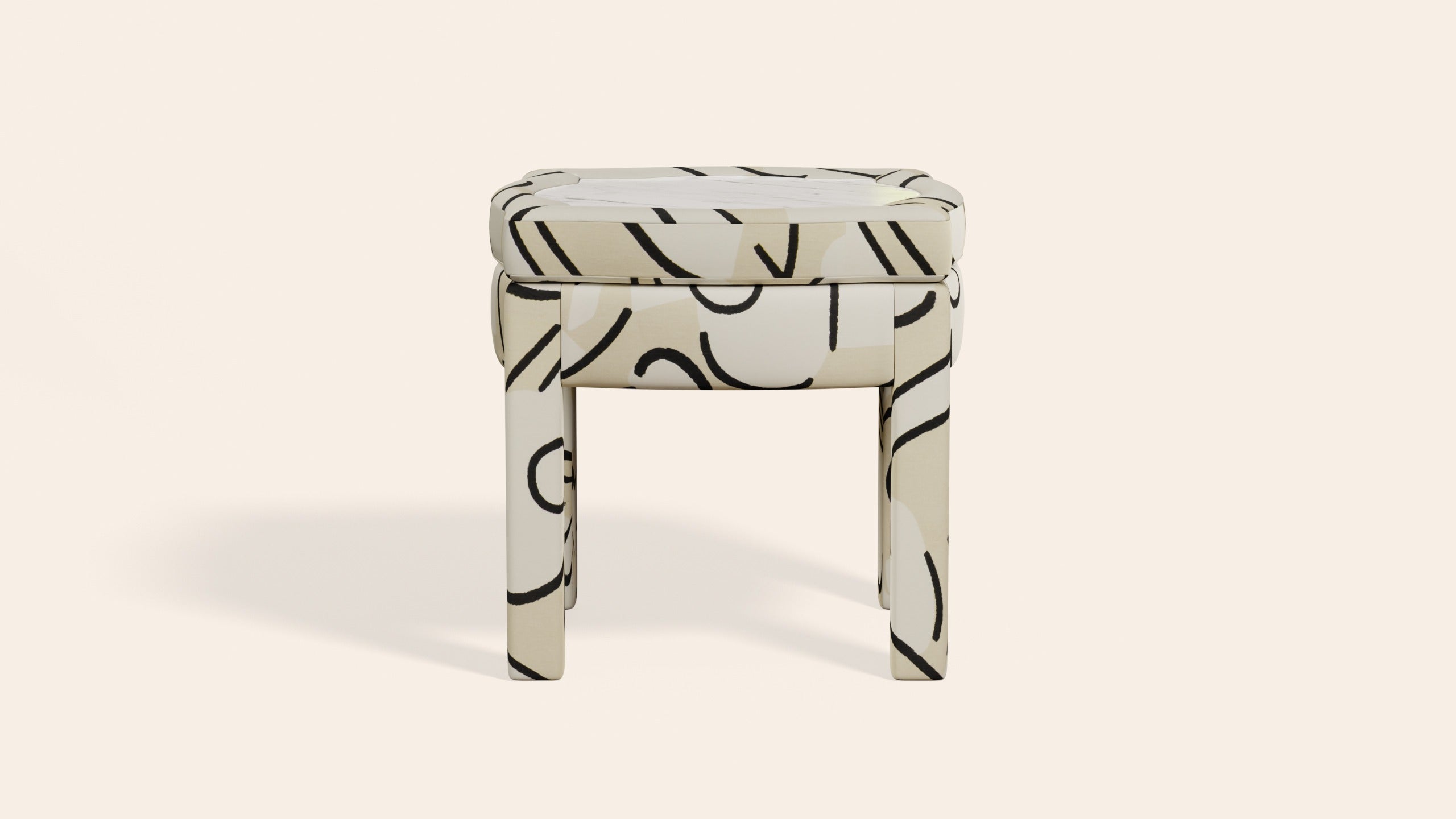 Piero Footstool, Coconut