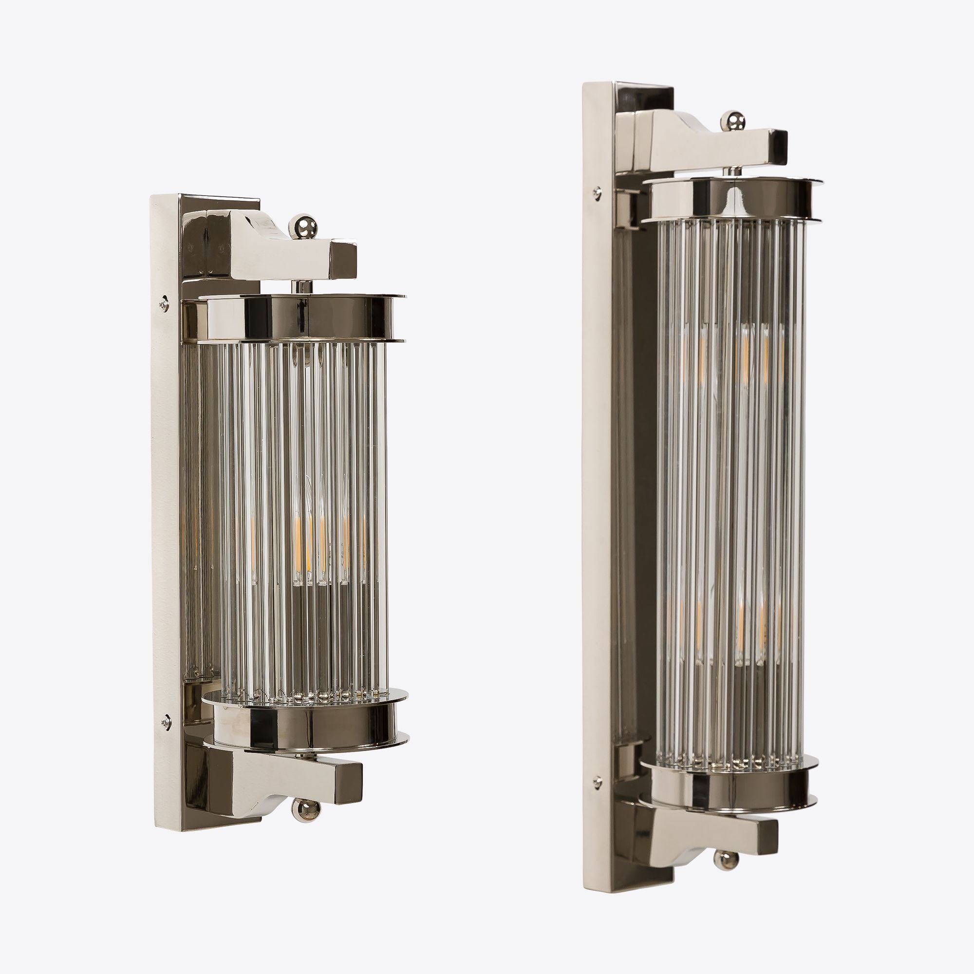Nickel Elon Wall Light