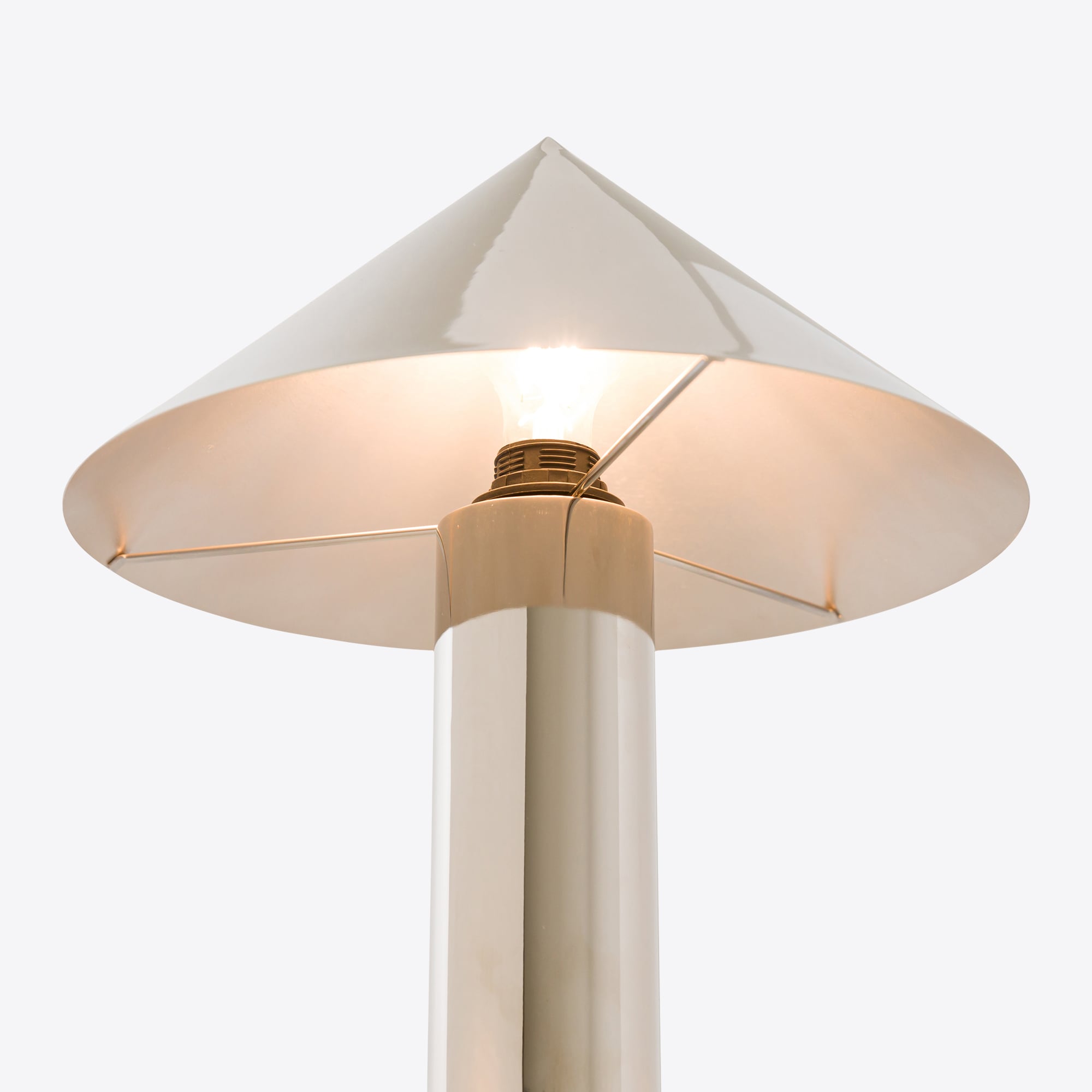 Structure Table Lamp A - Shiny Nickel