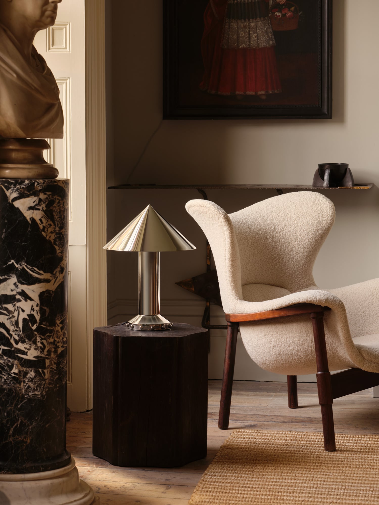 Structure Table Lamp A - Aged Brass