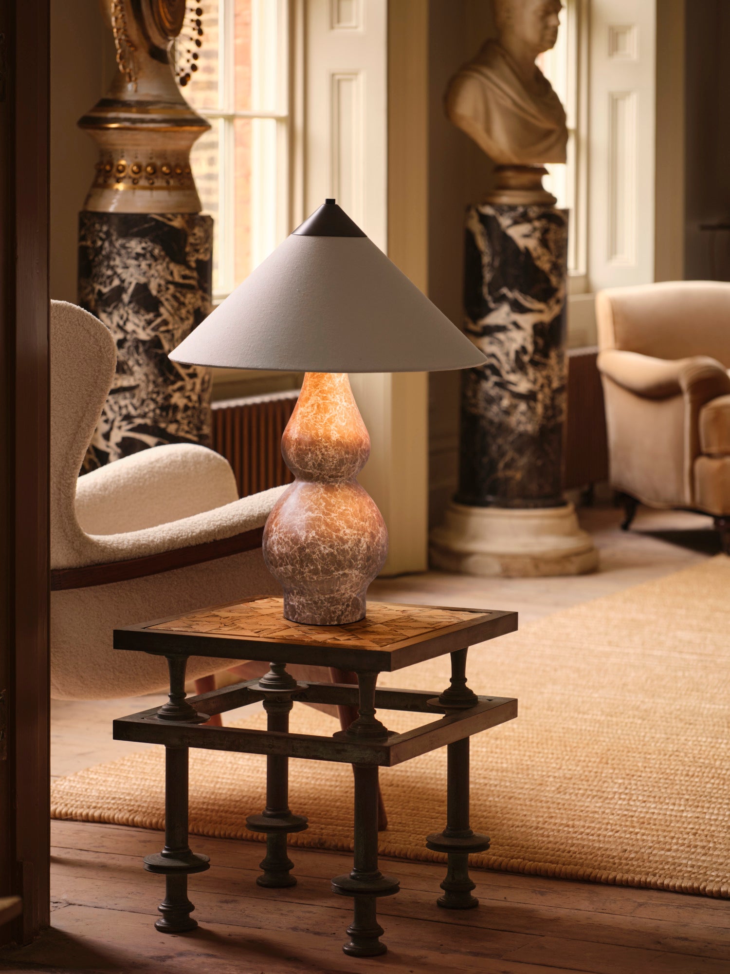 Yuki Beige Table Lamp
