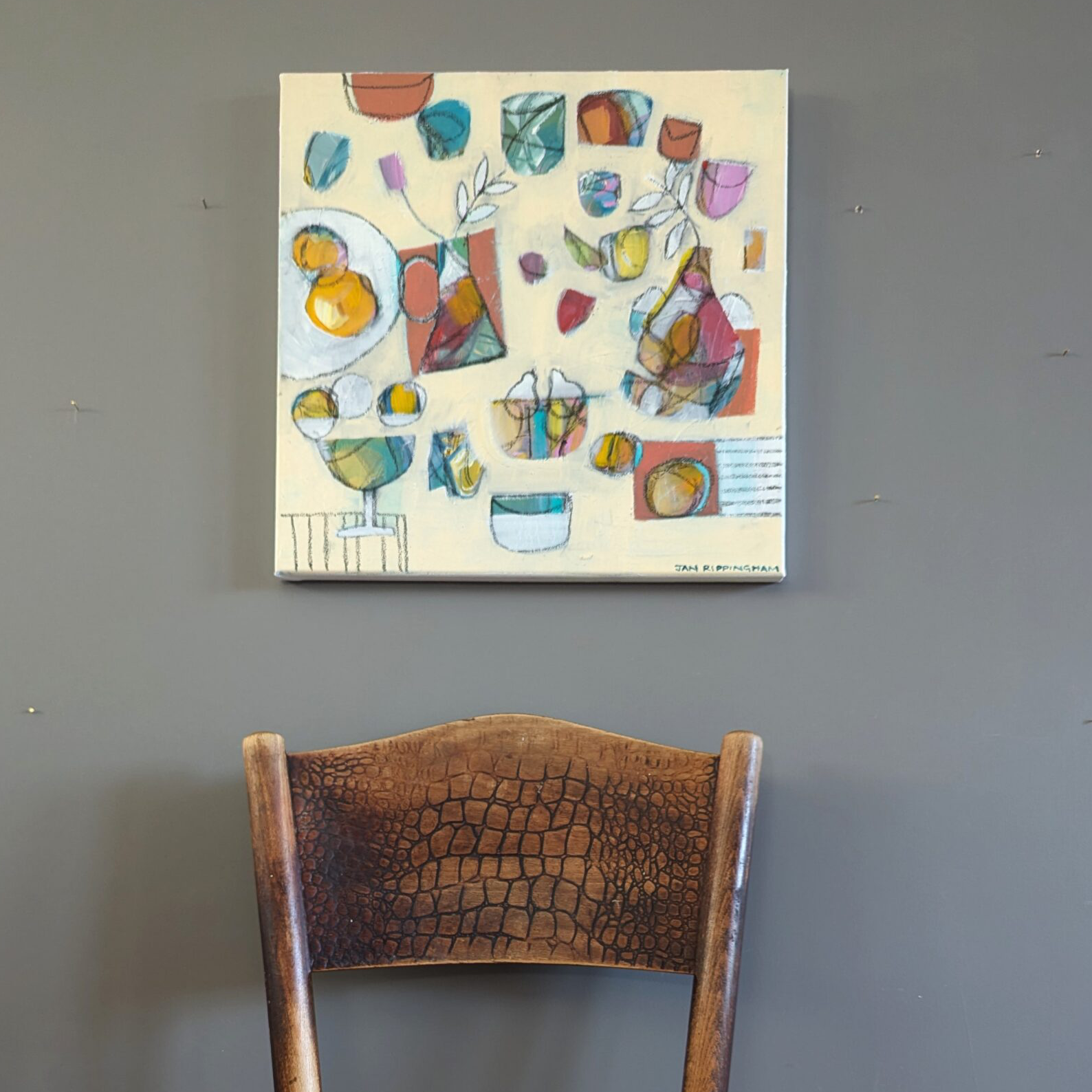 The Party Pastel Painting