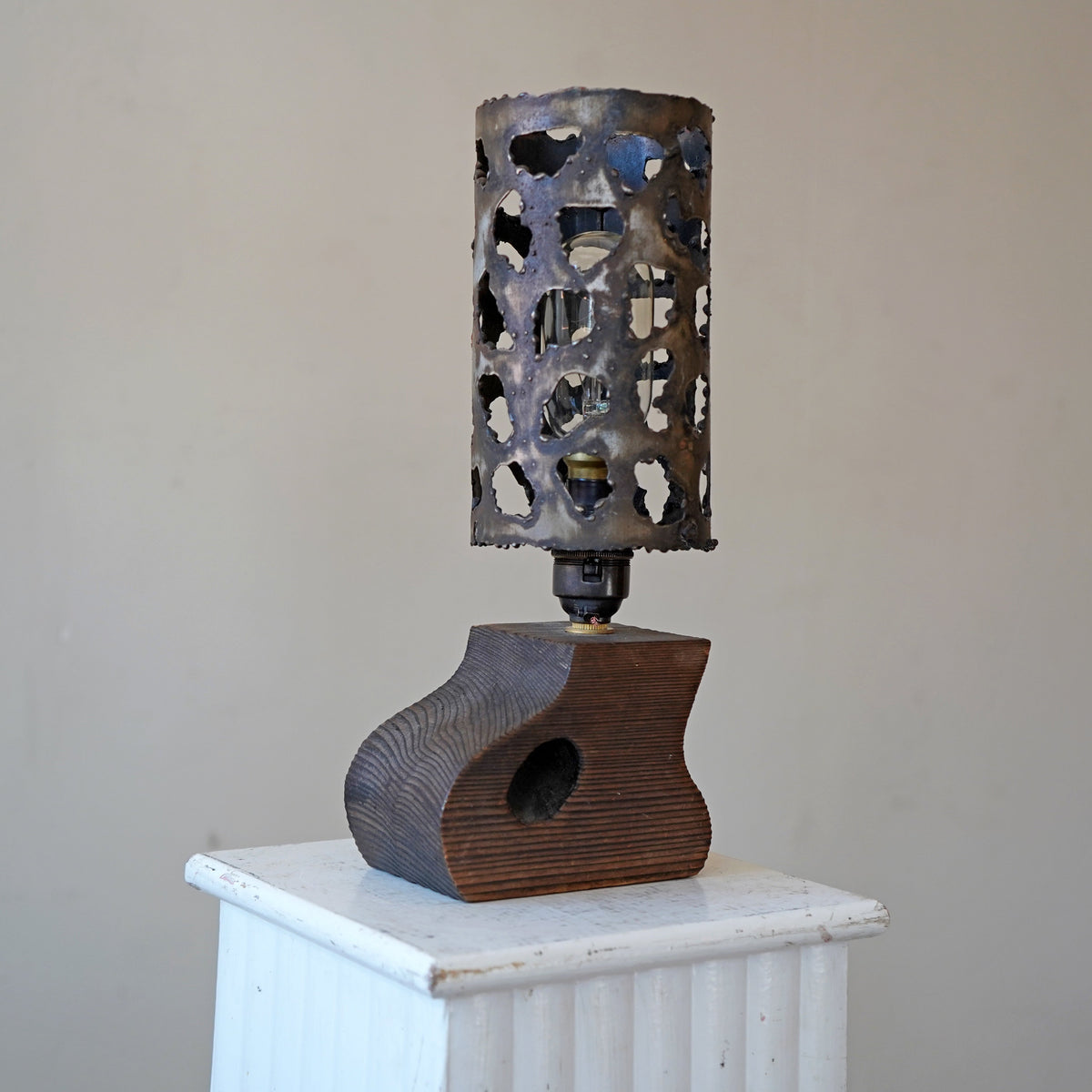 Brutalist Table Lamp