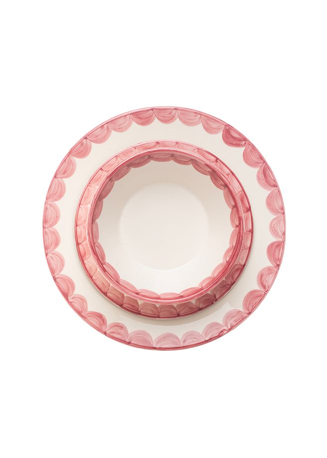 Pink Scallop Bowl | Singles & Set of 4