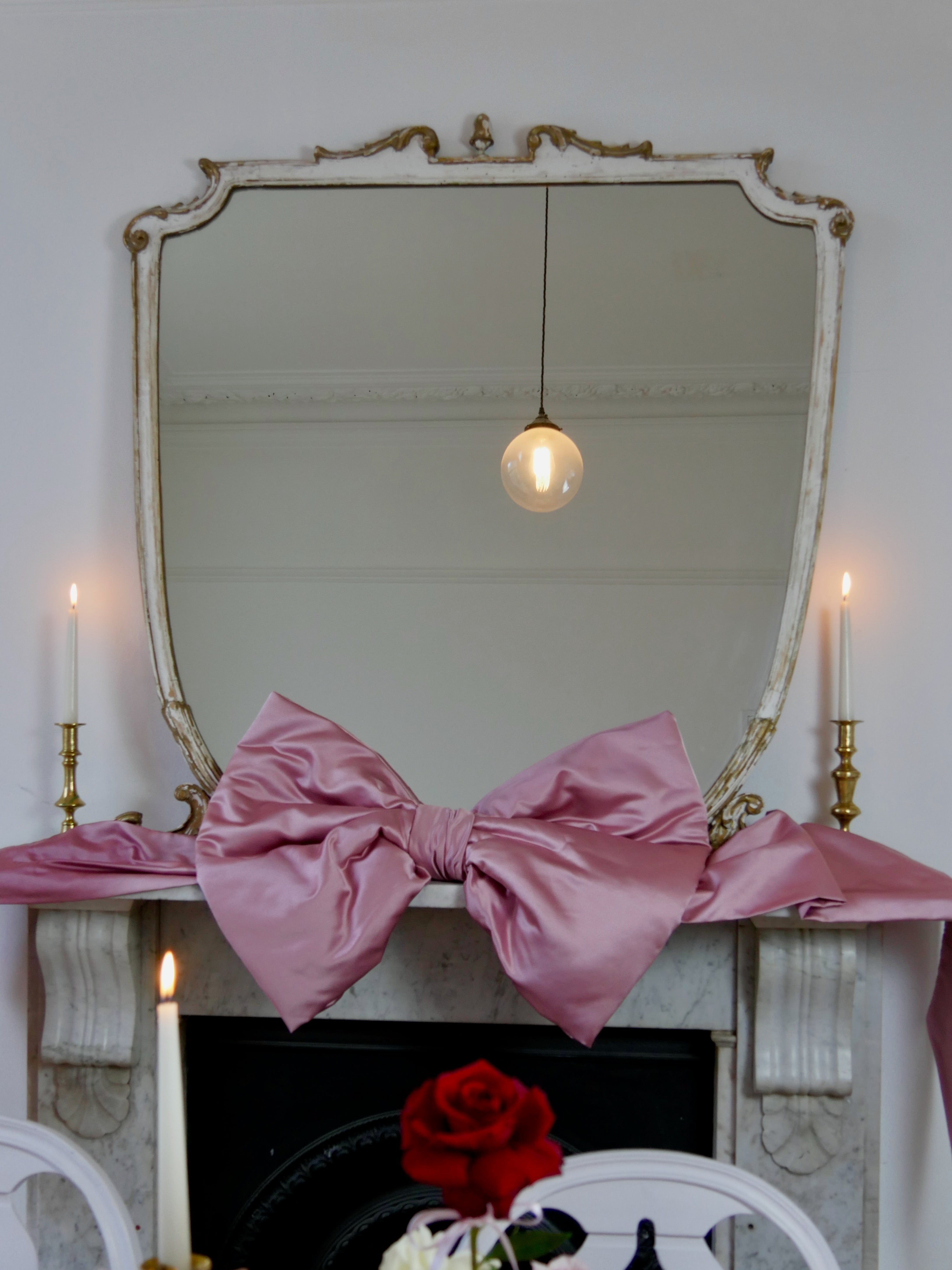 Pink Satin Bow
