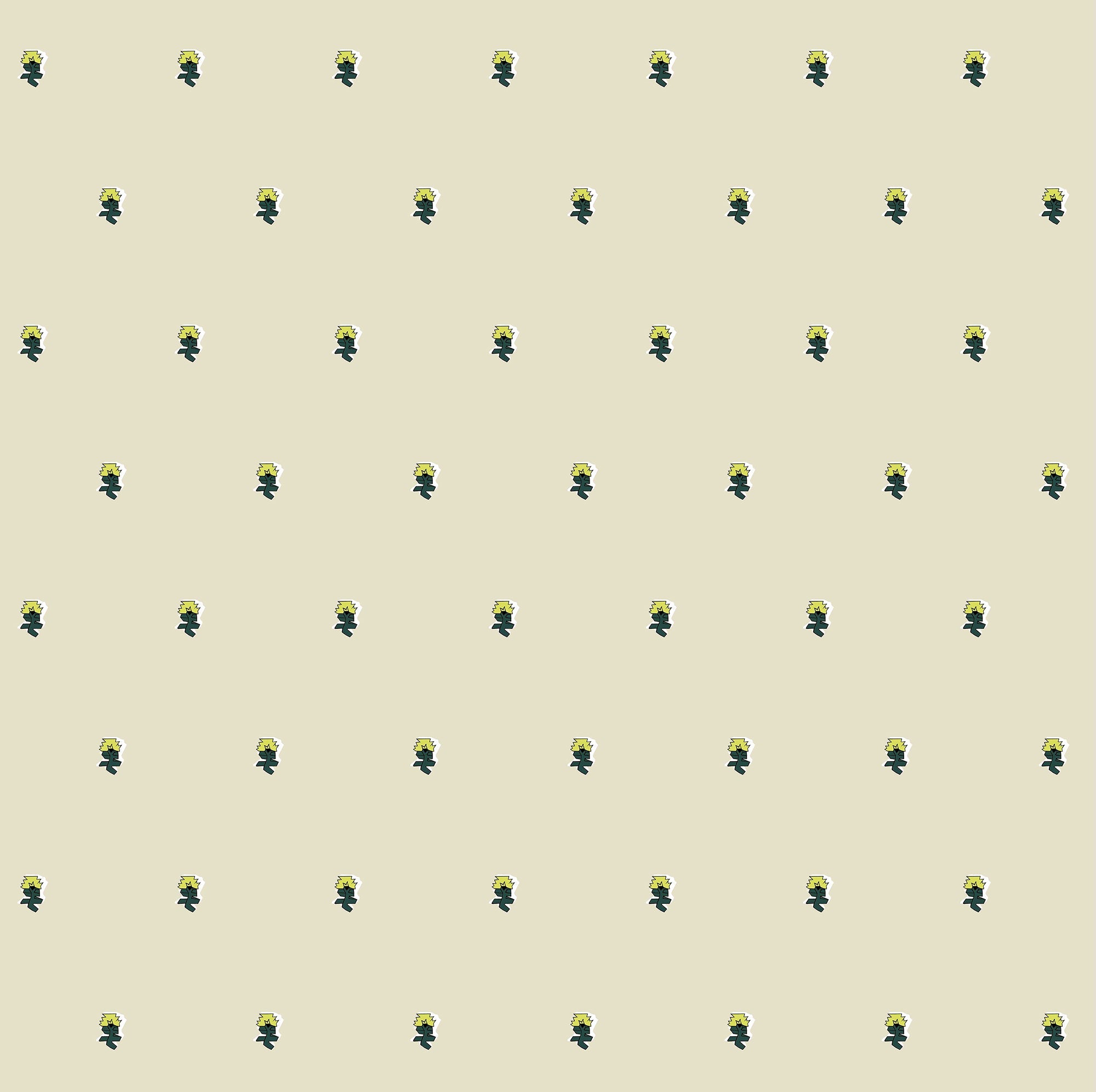 Pixel Posey Wallpaper, Limelight, Roll
