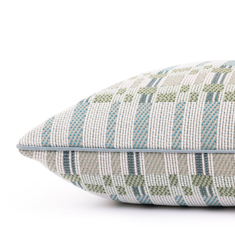 Portico Woven Check Outdoor Cushion | Sample Sale