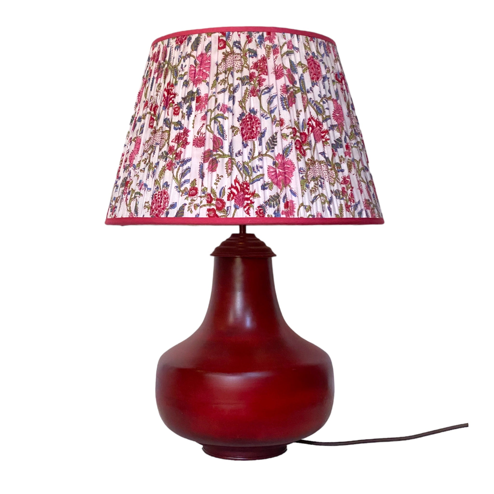 Priyanka Large Red Table Lamp