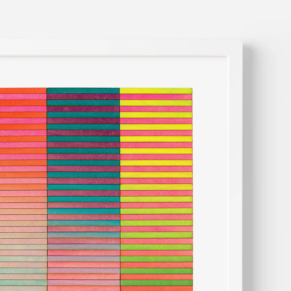 Seattle Stripe Colour Study Painting | Sample