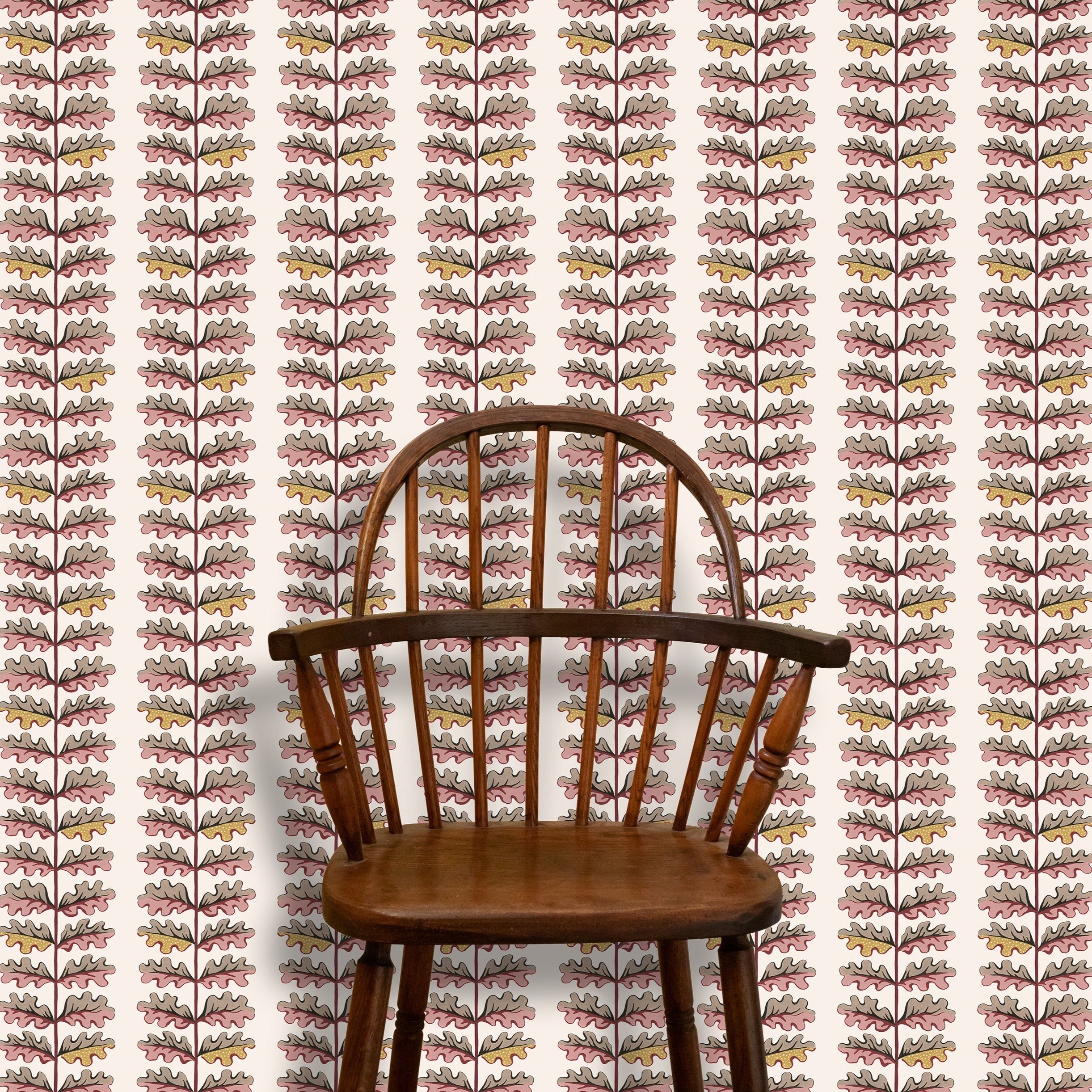 QUERCUS WALLPAPER // rhubarb