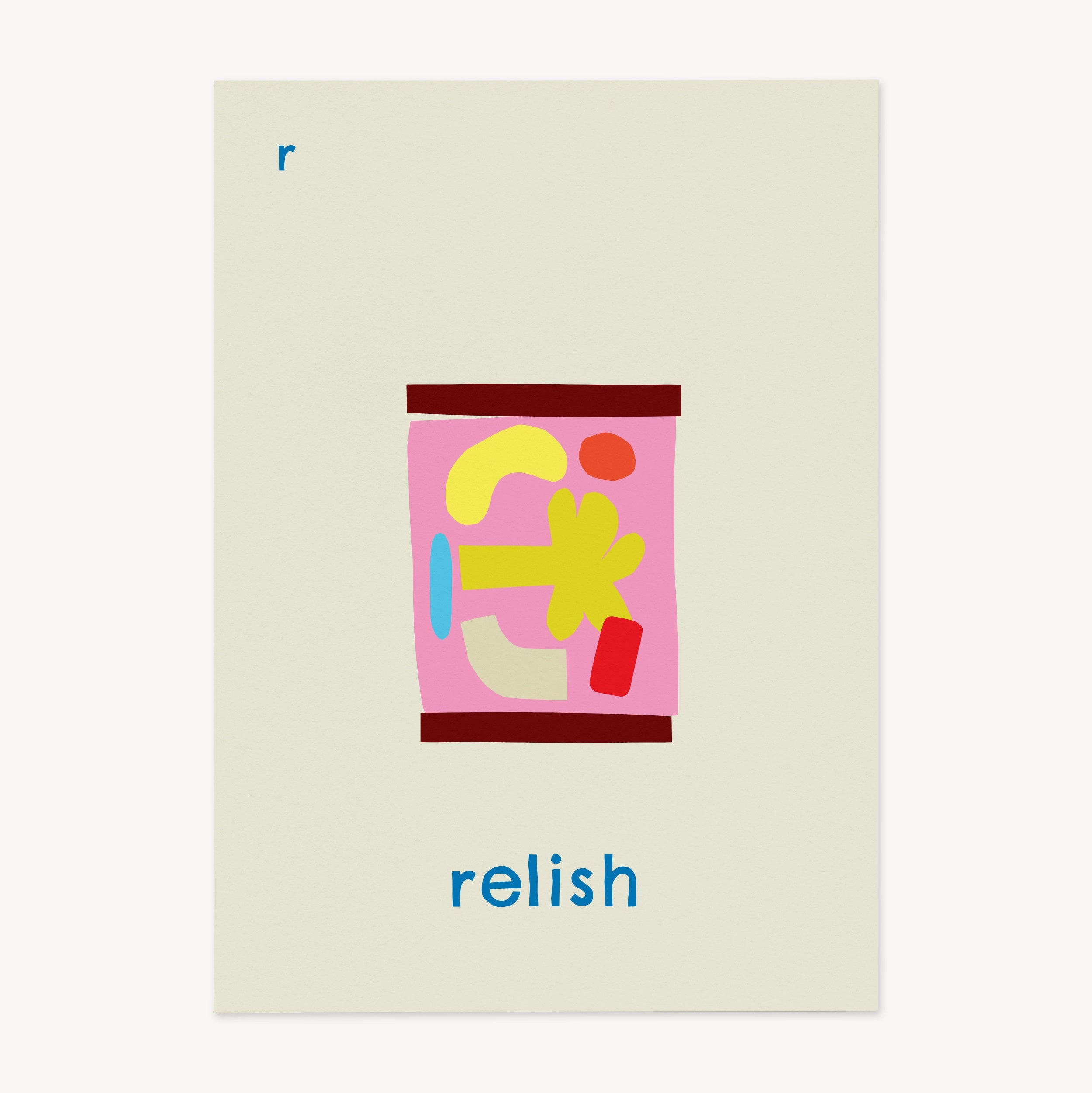 R for Relish | Giclée Fine Art Print