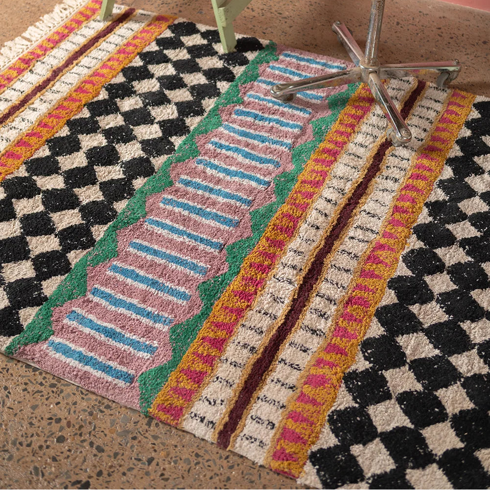 Palazzo Geometric 100% Recycled Large Rug