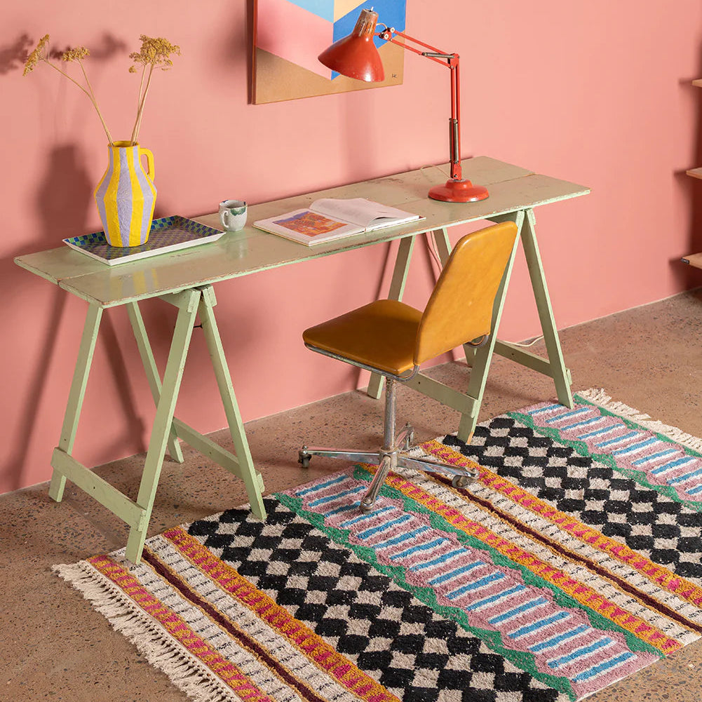 Palazzo Geometric 100% Recycled Large Rug