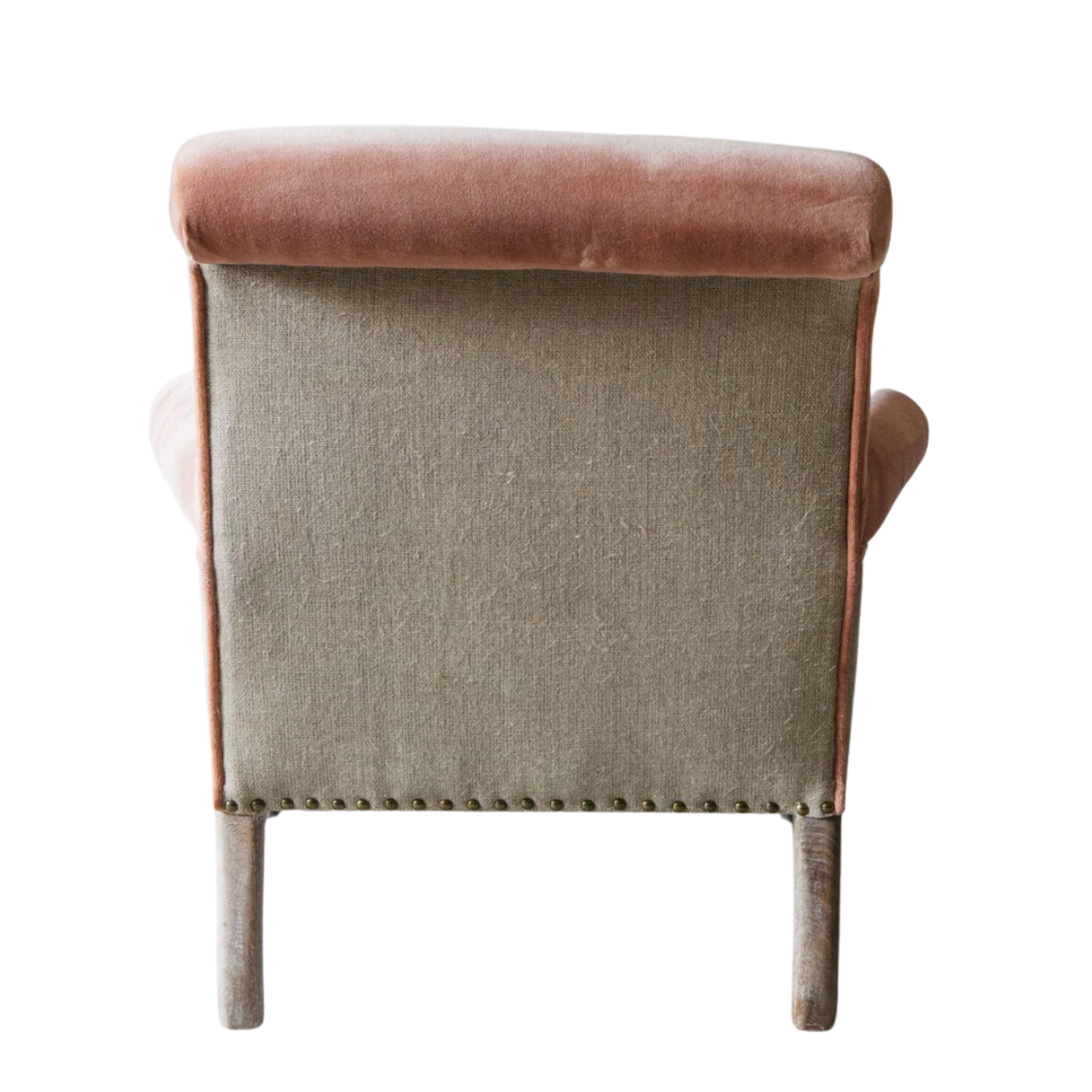 Bella Rose Velvet Armchair