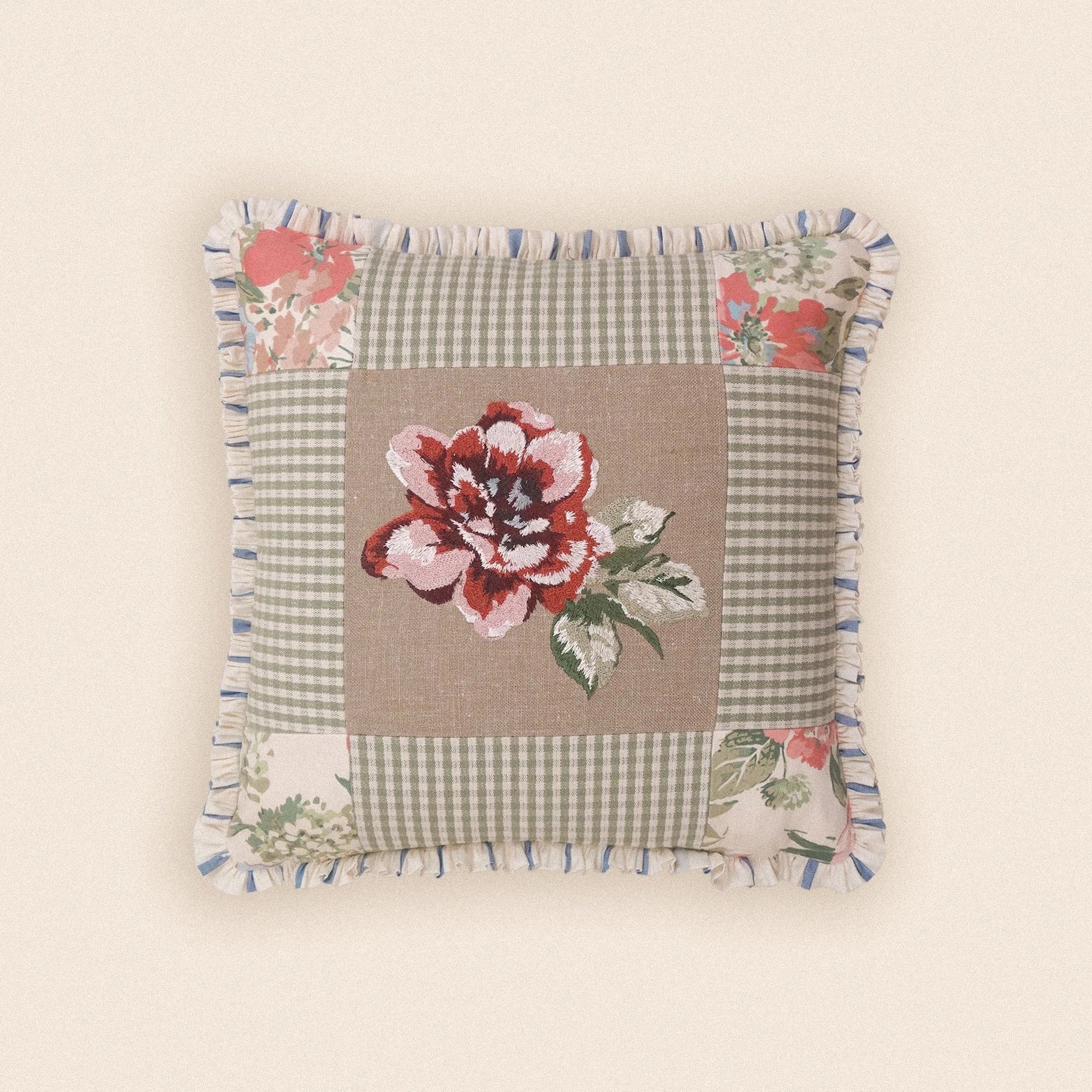 Rosa Patchwork Cushion