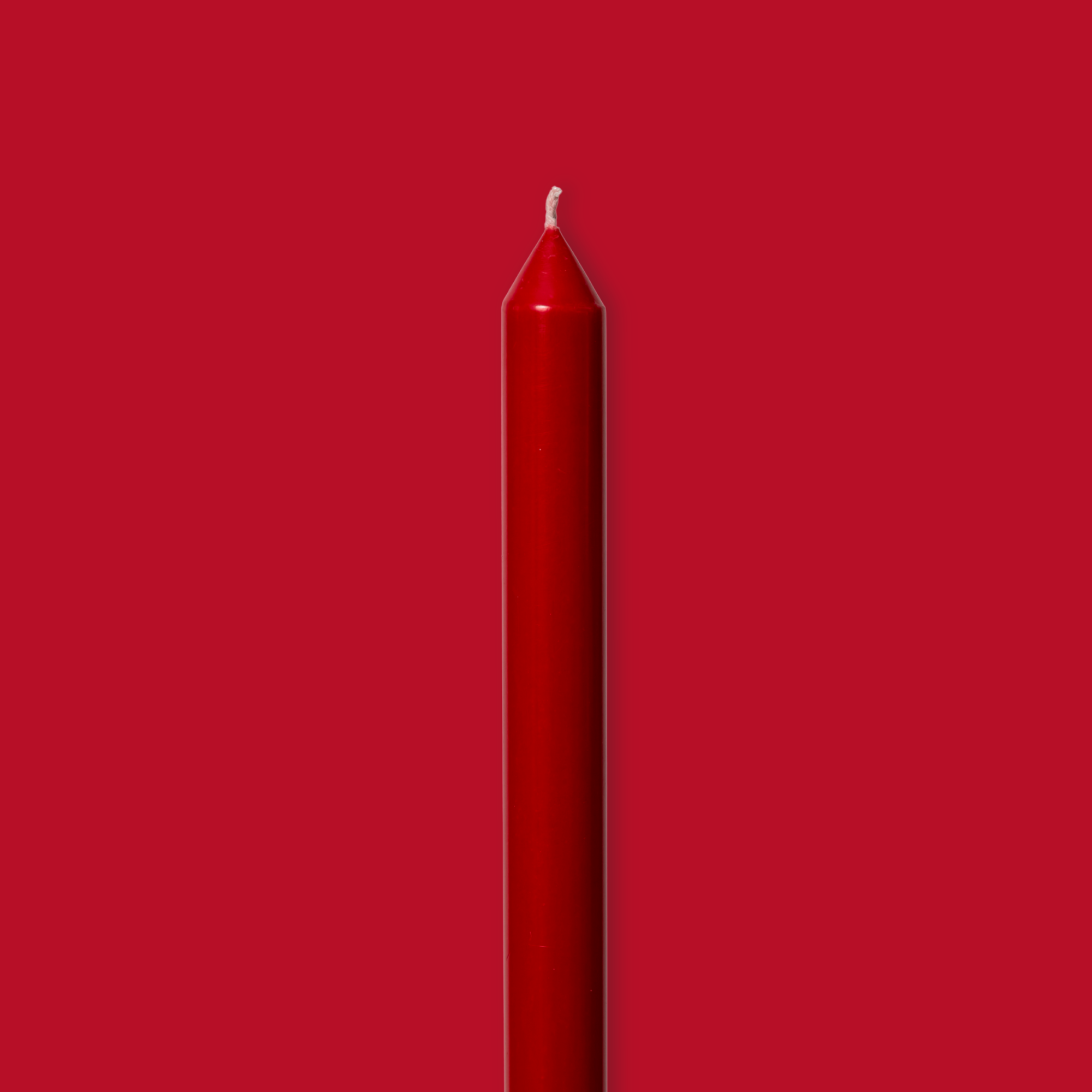 Raspberry Tapered Candle Pair